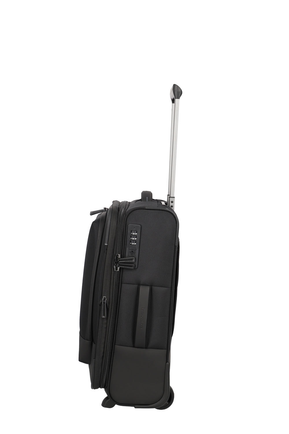Travelite Crosslite Trolley S 2-Rollen erweiterbar Schwarz