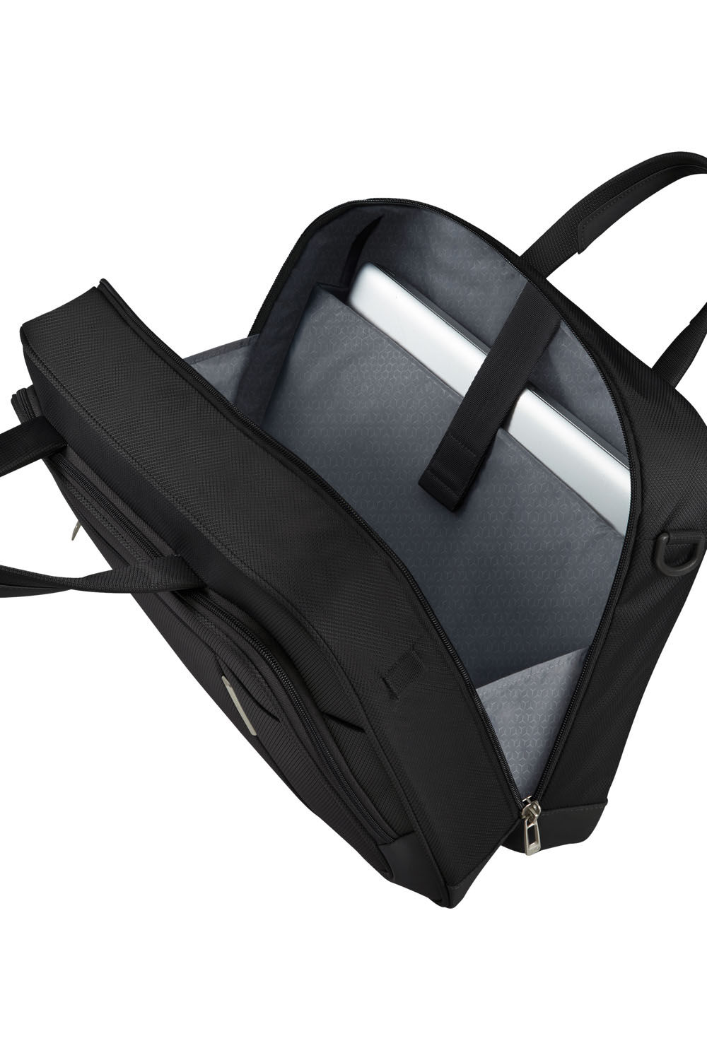 Samsonite Respark Laptop-Schultertasche mit 15.6" Laptopfach + GRATIS HOTELGUTSCHEIN Ozone Black