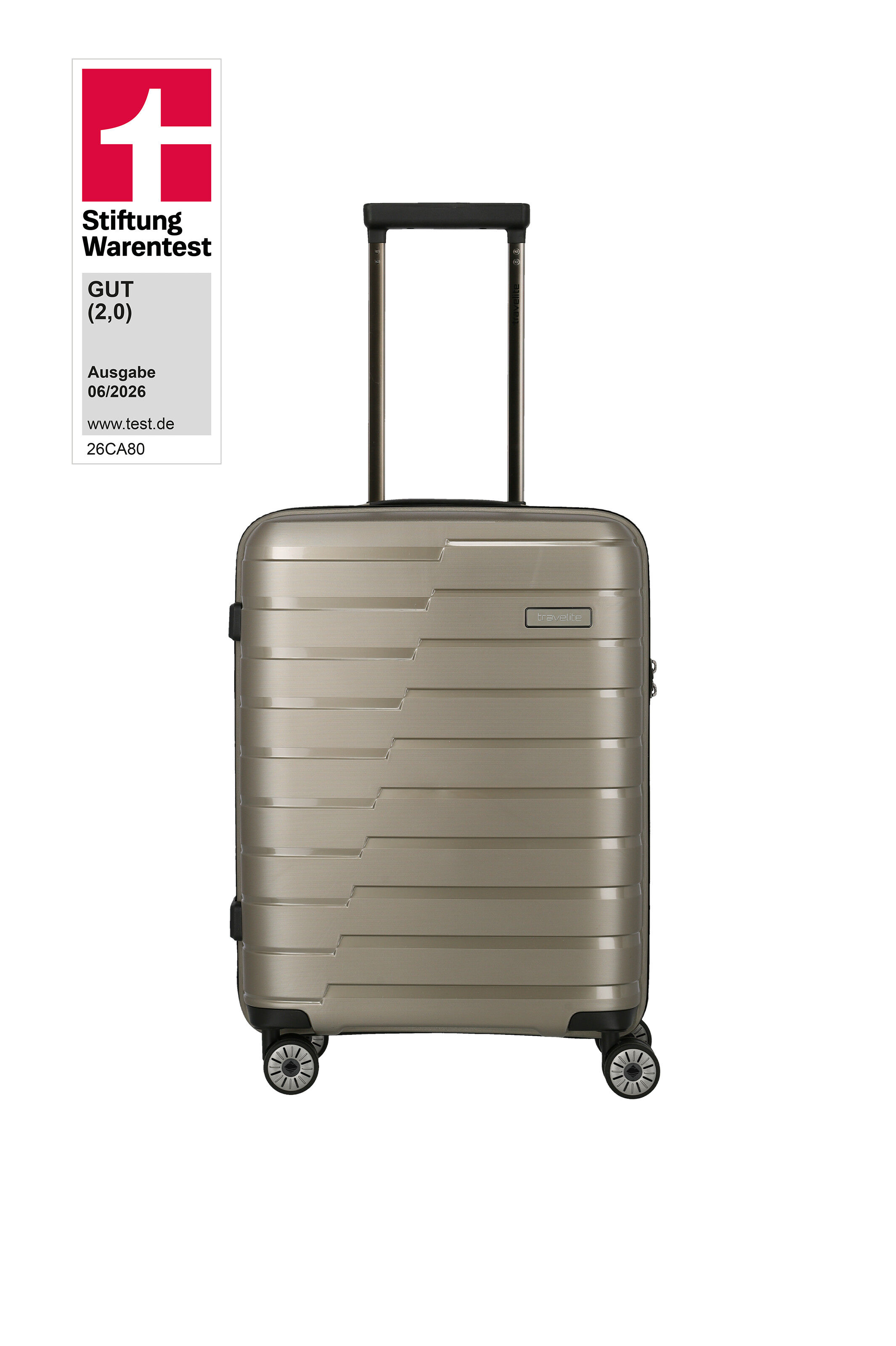 Travelite Air Base Trolley S 4-Rad Champagner