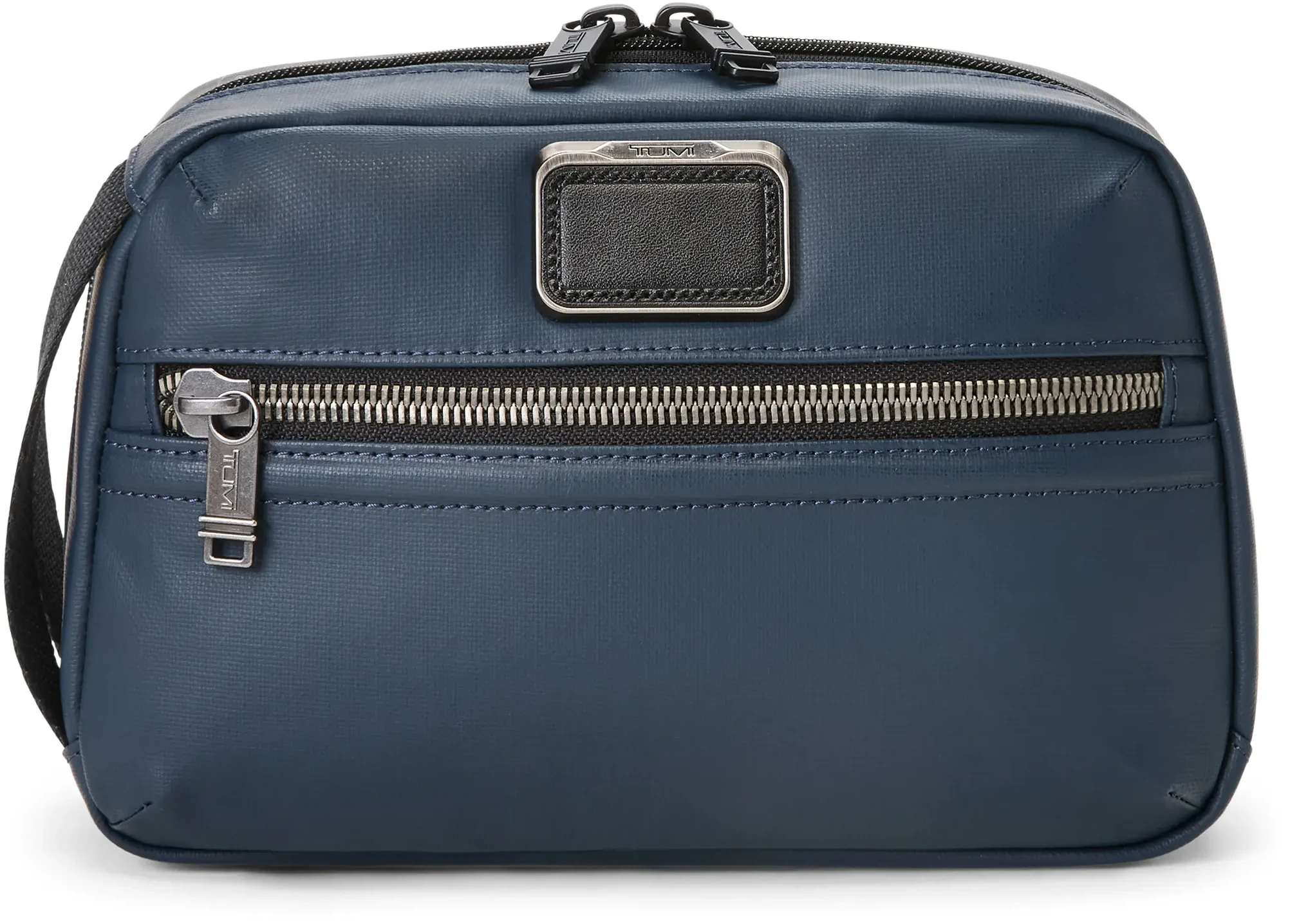 Tumi Alpha Bravo Response Kulturbeutel zum Aufhängen Navy Coated Canvas