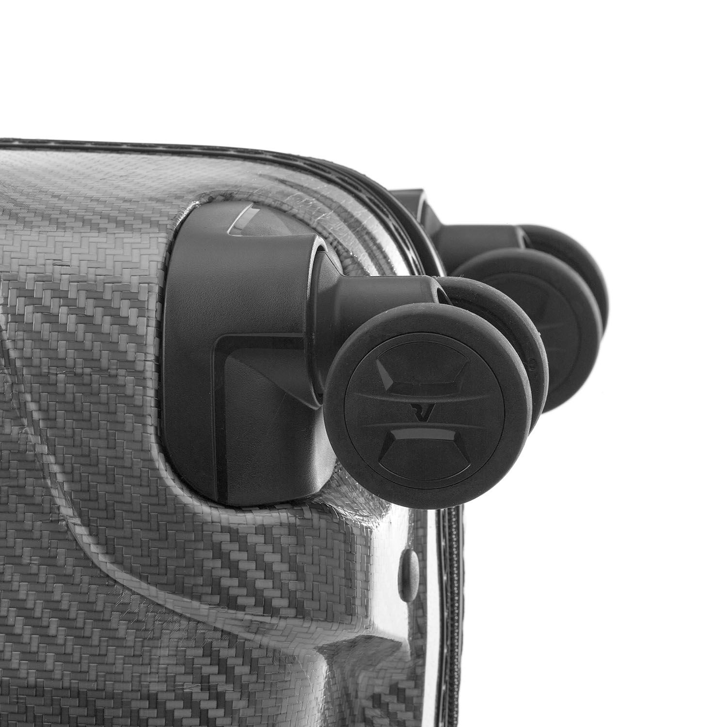 Roncato WE ARE GLAM DLX Mittelgrosser Koffer 70cm erweiterbar Black/Platinum