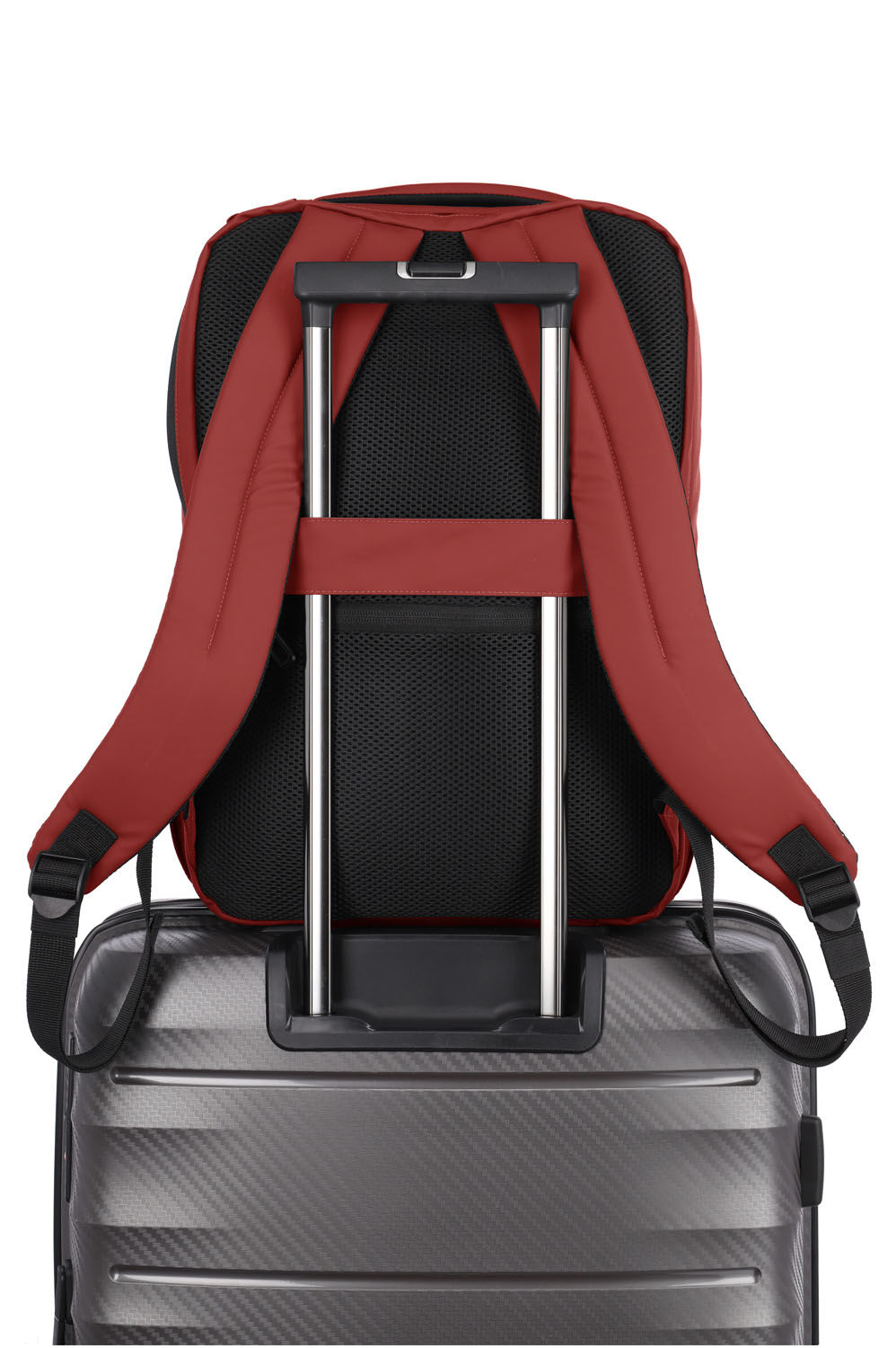 Travelite Basics Rucksack Boxy Rot
