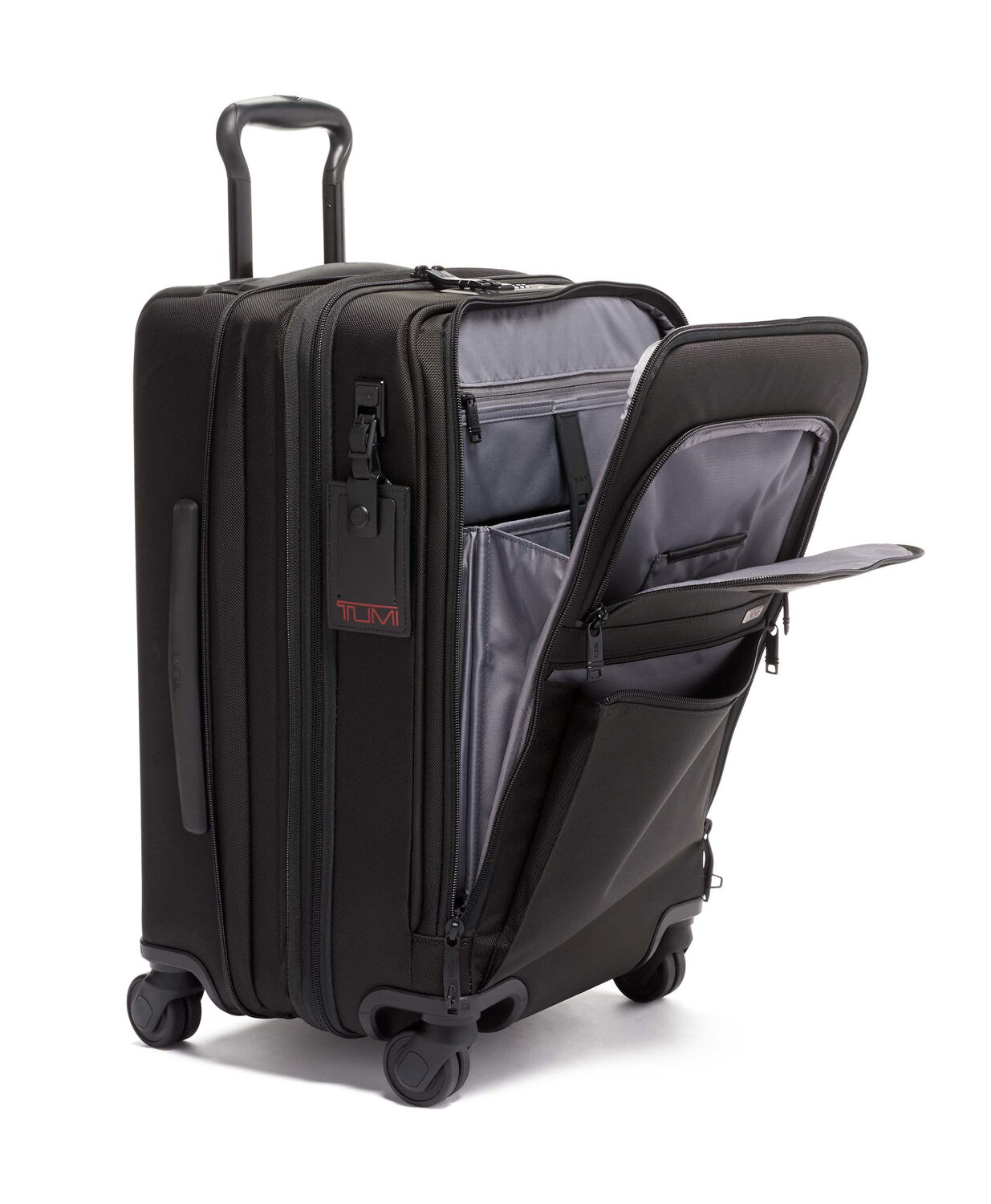 Tumi Alpha 3 Internationales Office auf 4 Rollen, erweiterbar + GRATIS HOTELGUTSCHEIN black