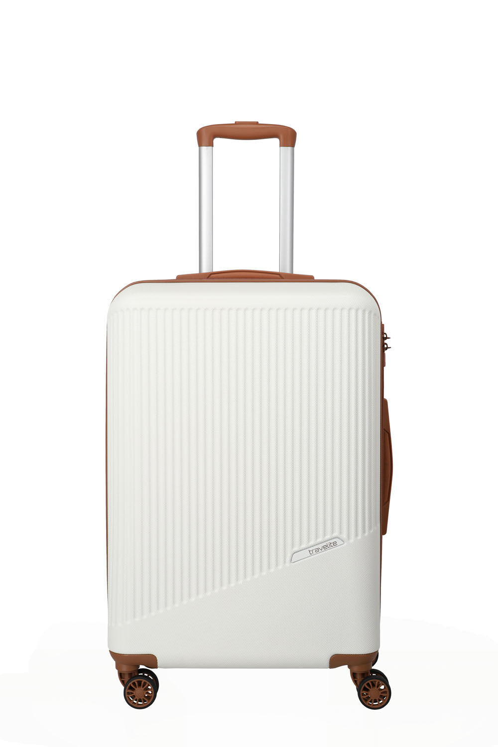 Travelite BALI Trolley M 4-Rollen Weiss/cognac