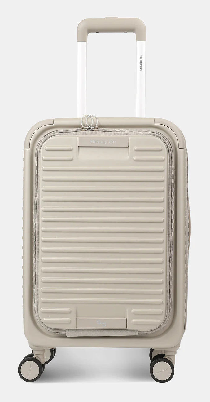 Hedgren Yuno S Carry-On / Kabinenspinner mit Vortasche 55cm Pussywillow Grey