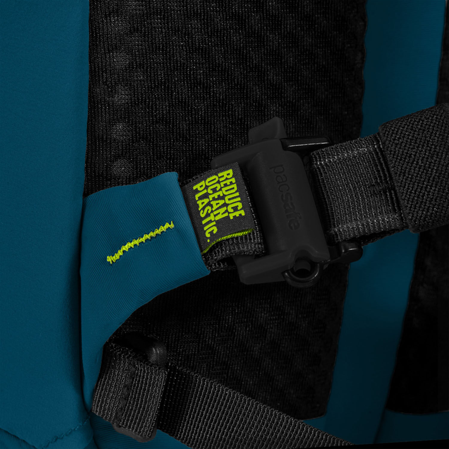 pacsafe ECO 18L Anti-Theft Backpack Tidal Teal pacsafe ECO 18L Anti-Theft Backpack Tidal Teal