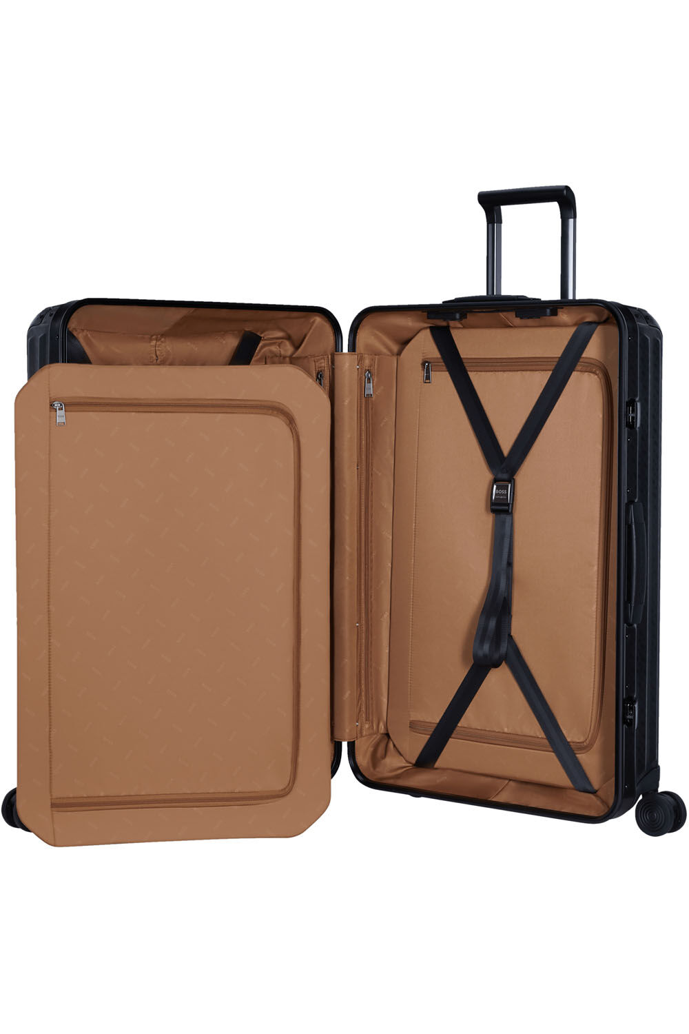Samsonite BOSS Trolley mit 4 Rollen 76cm Graphite Monogram
