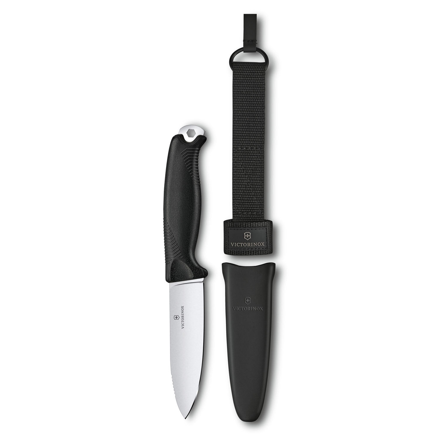 Victorinox Venture Messer mit feststehender Klinge Black