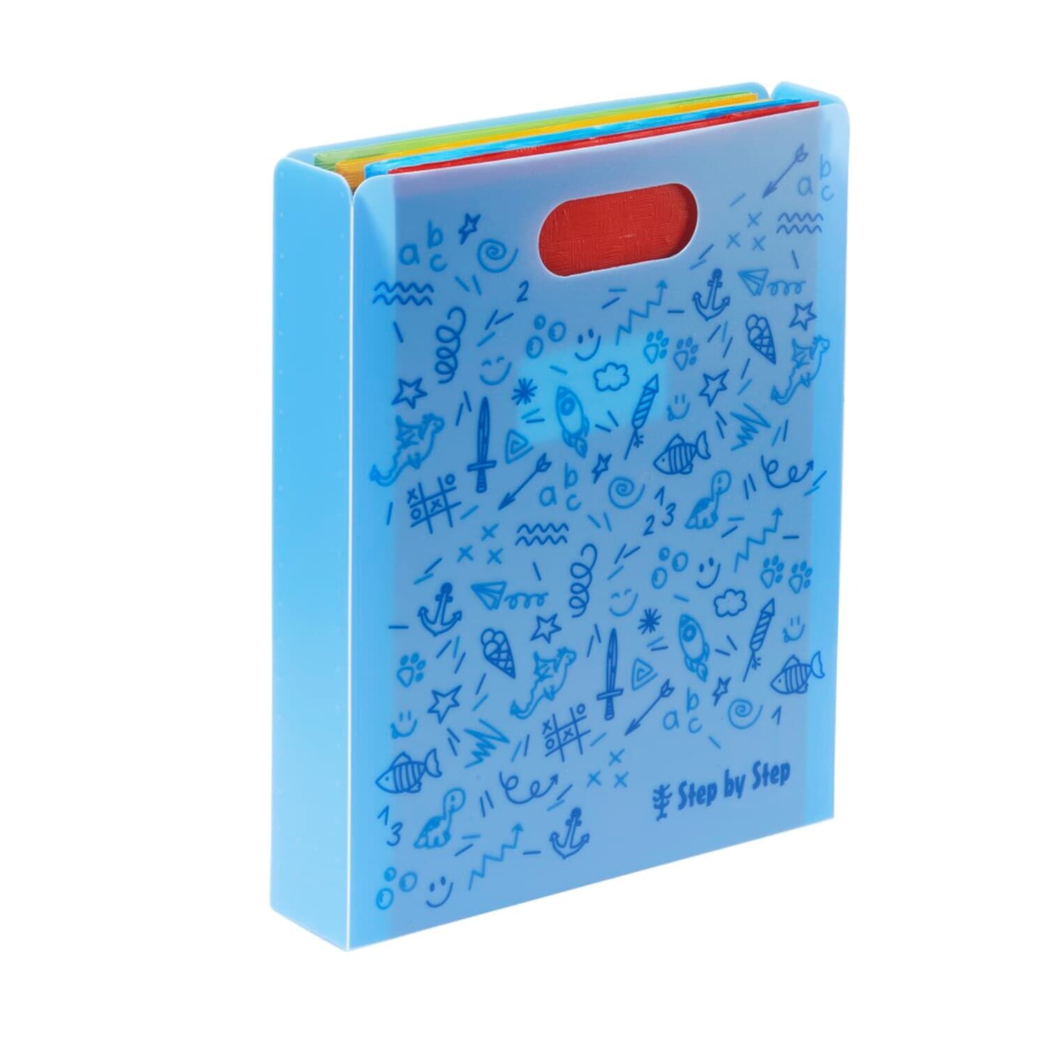 Step by Step Schulzubehör Heftbox mit Tragegriff Blau