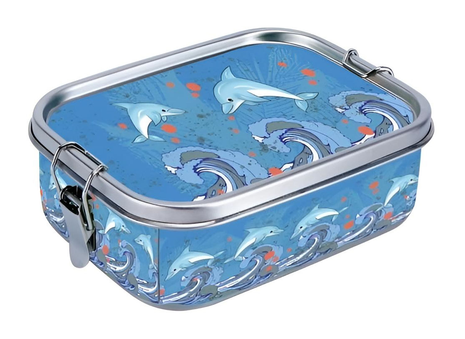 xanadoo Kids-Line Edelstahl-Brotdosen Delfine 800ml