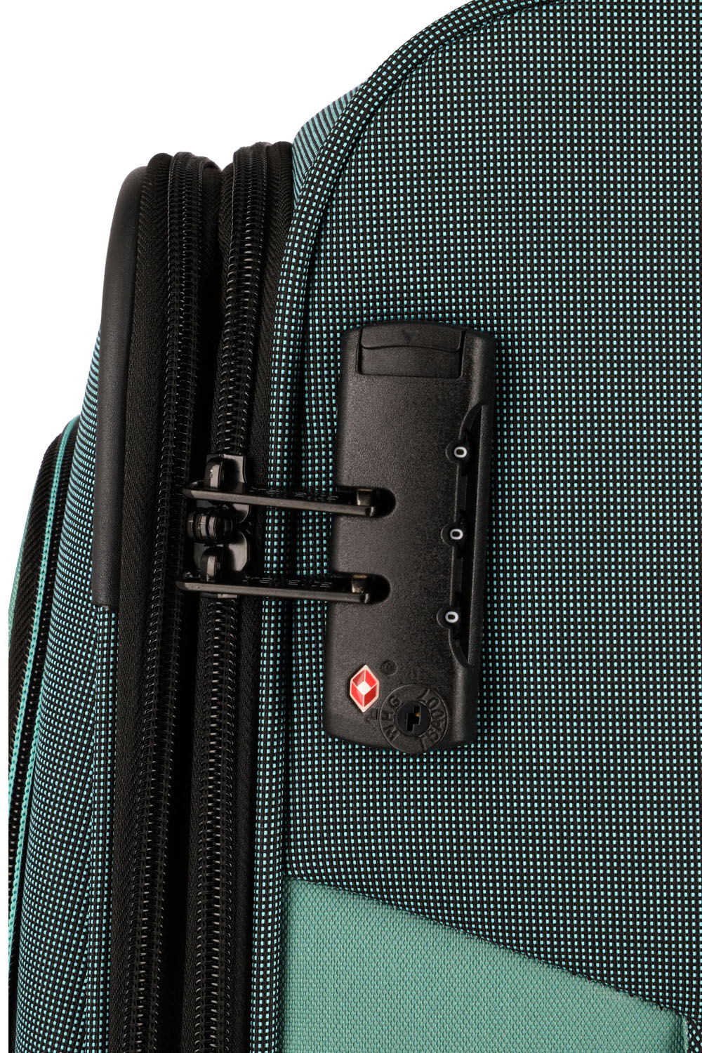 Travelite Viia Trolley M 4-Rollen erweiterbar Eukalyptus