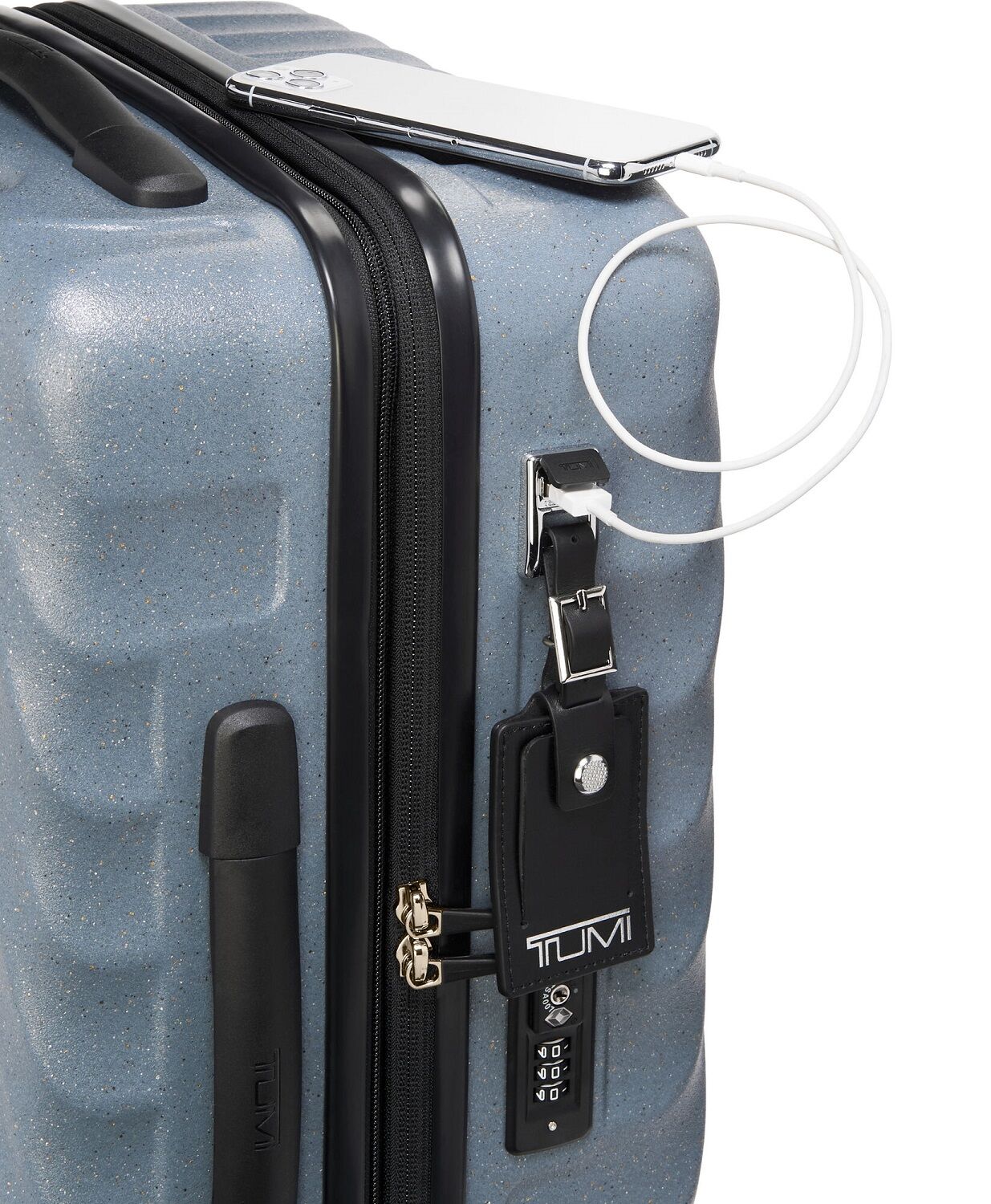 Tumi 19 Degree Internationales Handgepäck mit 4 Rollen, erweiterbar Twilight Blue