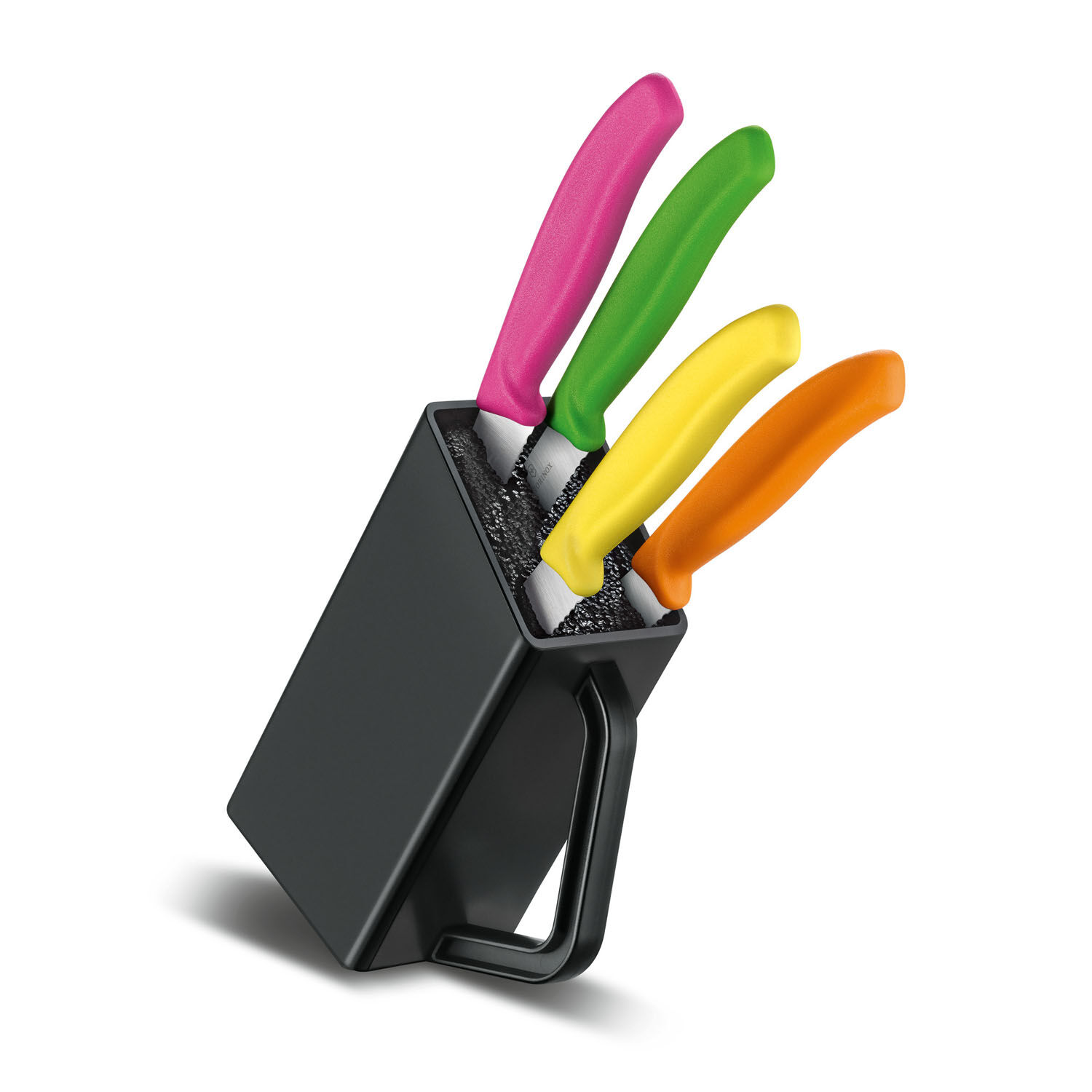 Victorinox Swiss Classic Steak- und Pizzamesserblock, 4-teilig schwarz Victorinox Swiss Classic Steak- und Pizzamesserblock, 4-teilig schwarz