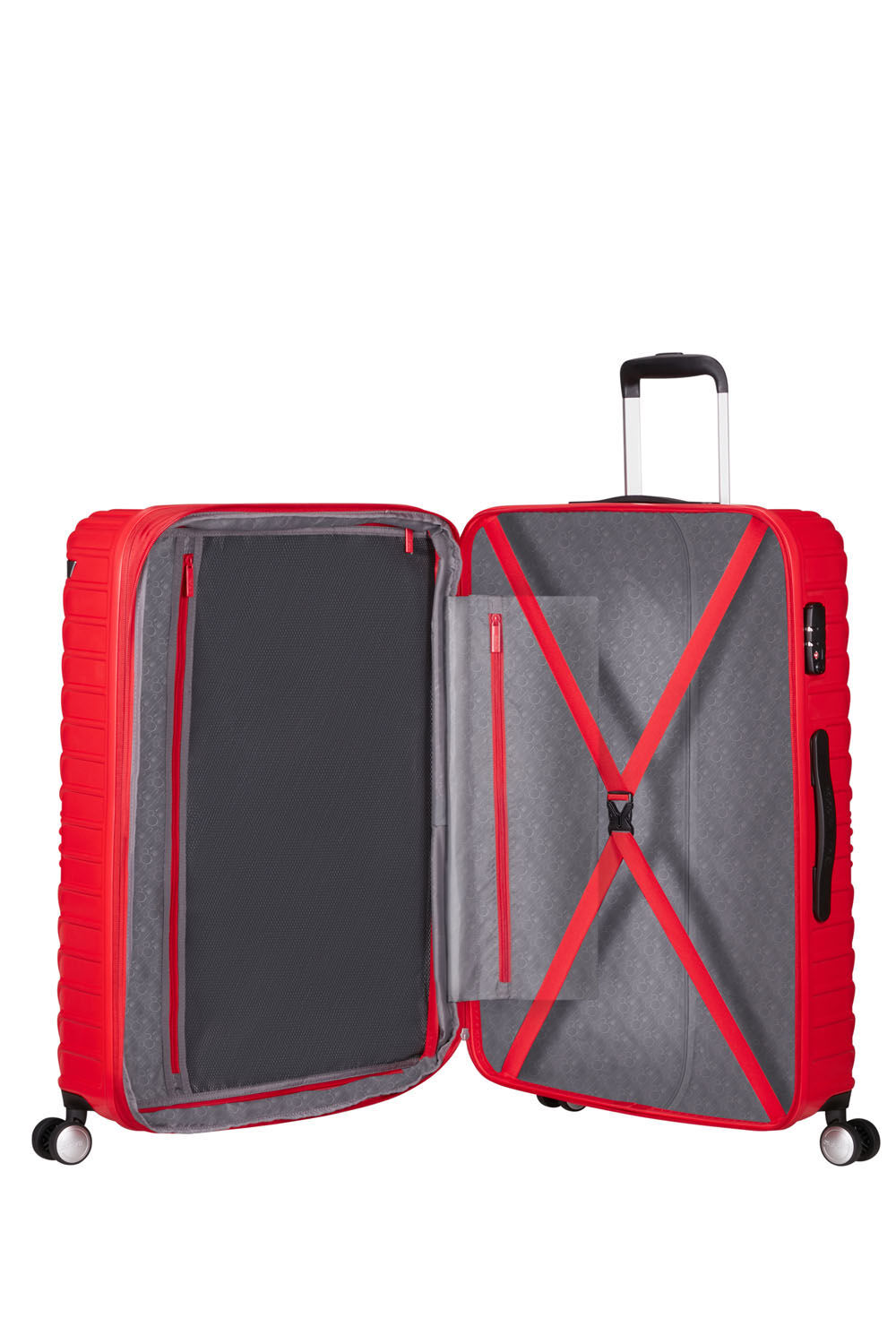 American Tourister Mickey Clouds Trolley 76cm mit 4 Rollen, erweiterbar Mickey Classic Red