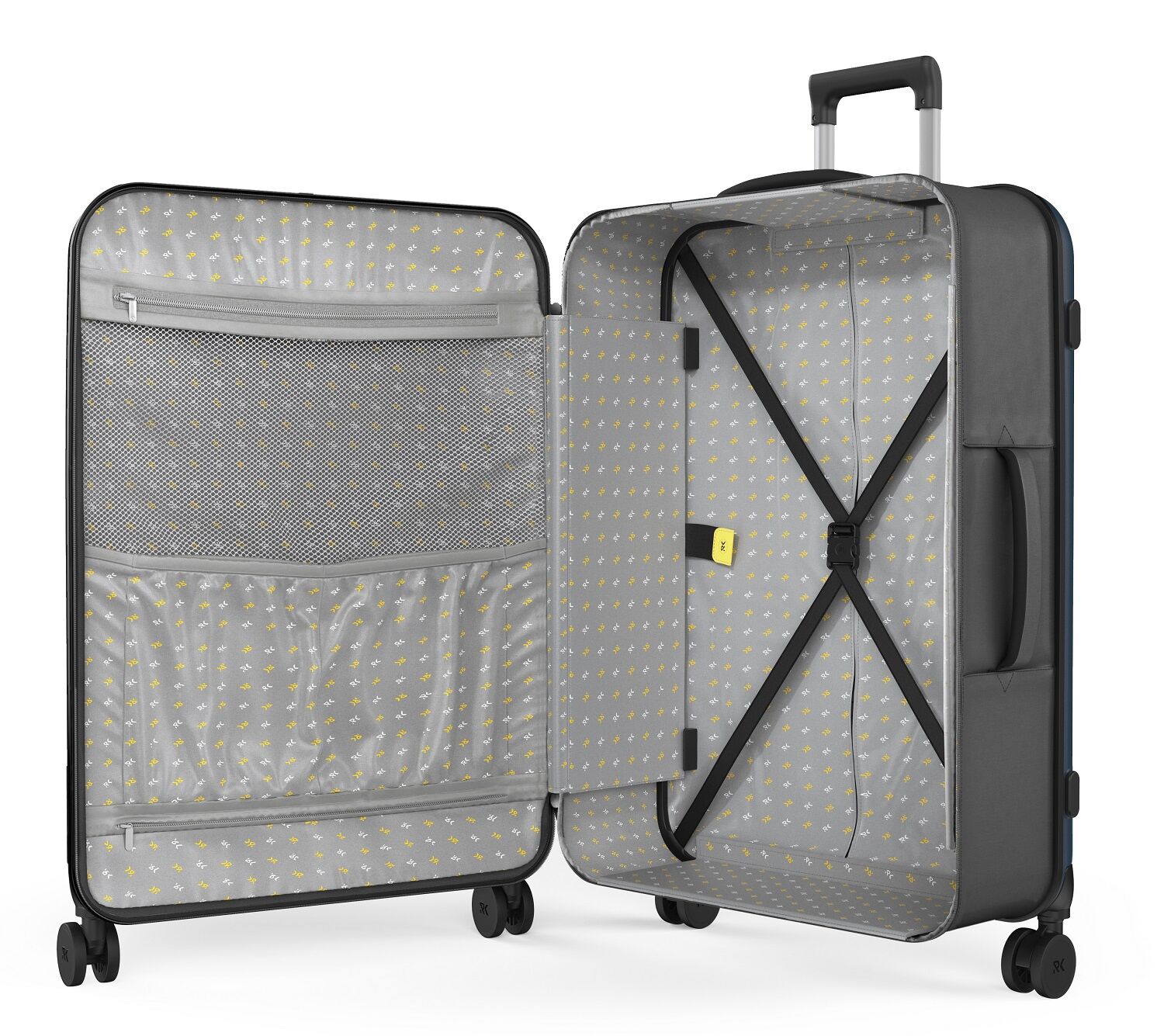 Rollink Vega 360 26" Check-In M, 4-Rollen Atlantic Blue