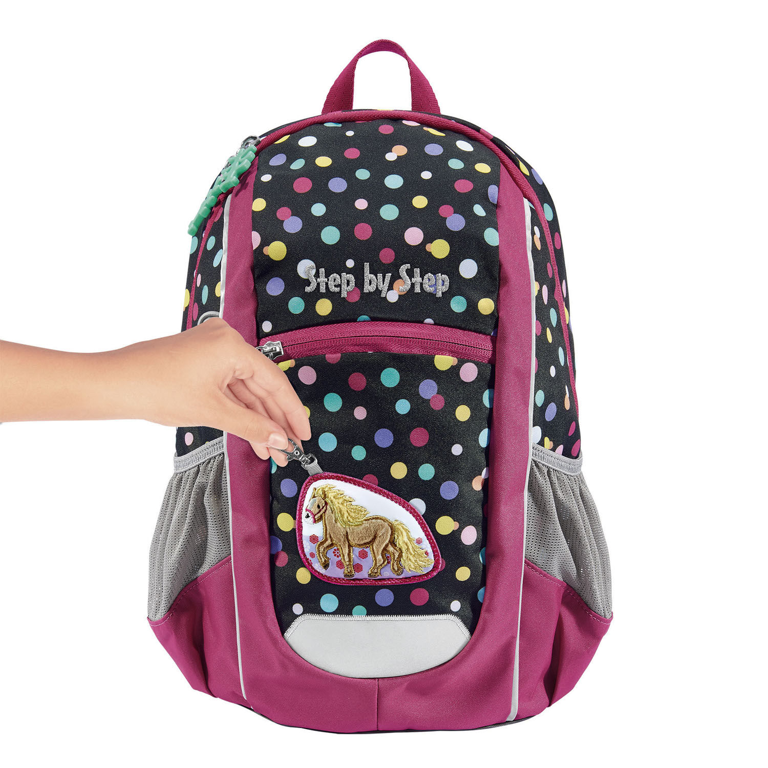 Step by Step Kinderrucksack KIGA MAXI Kindergartenrucksack-Set Pony Lotta
