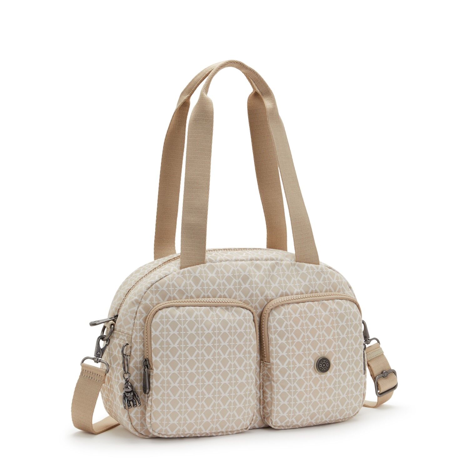 Kipling COOL DEFEA Mittelgroße Umhängetasche Signature Beige