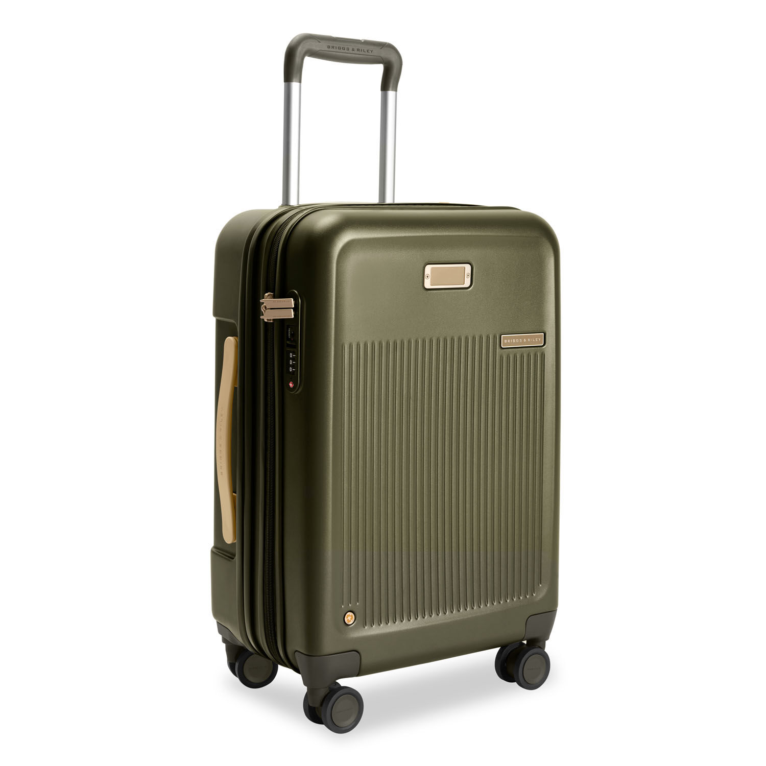 Briggs & Riley Sympatico 3.0 Essential 56cm Carry-On Expandable Spinner Olive