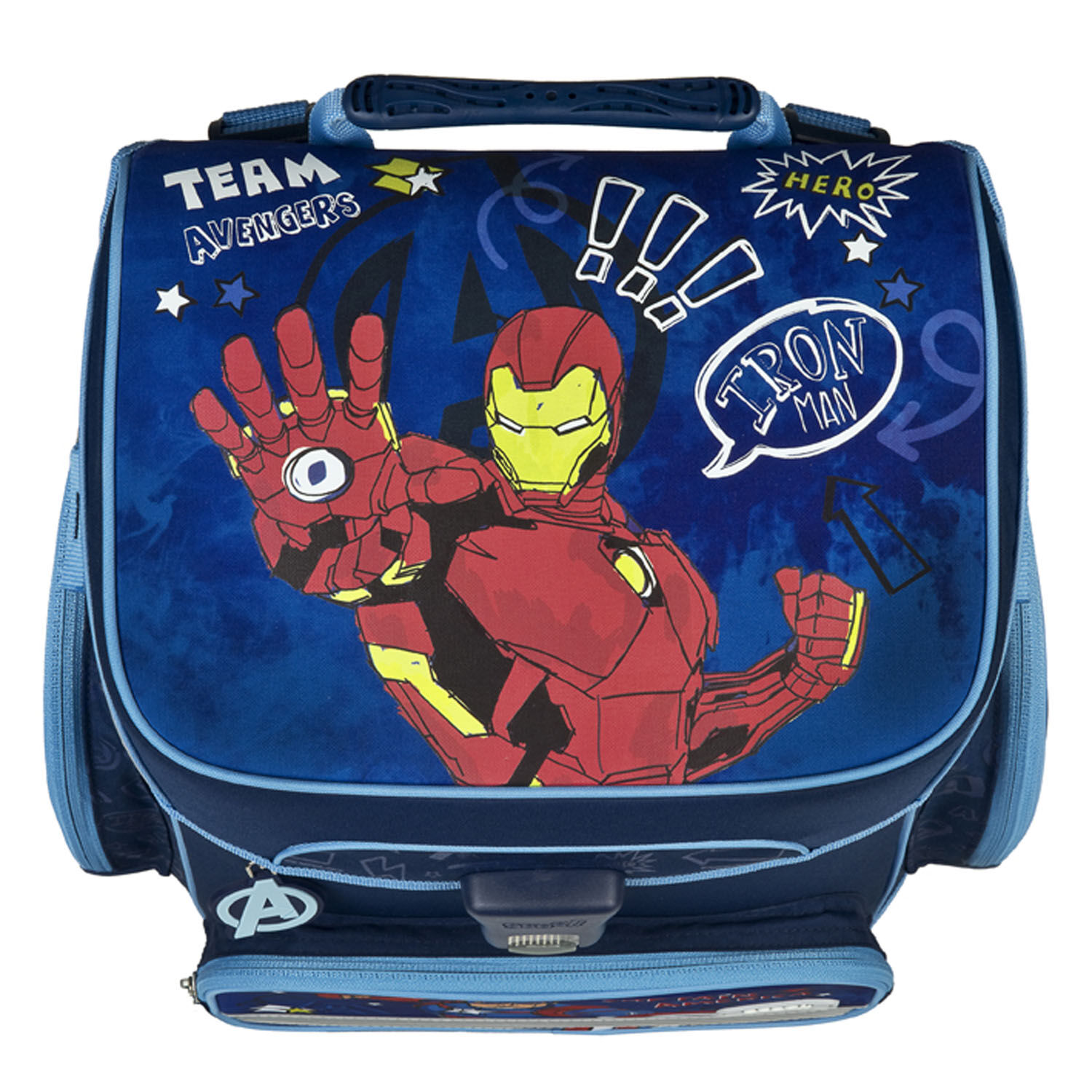 Scooli EasyFit Schulranzen, 5-teiliges Set Avengers