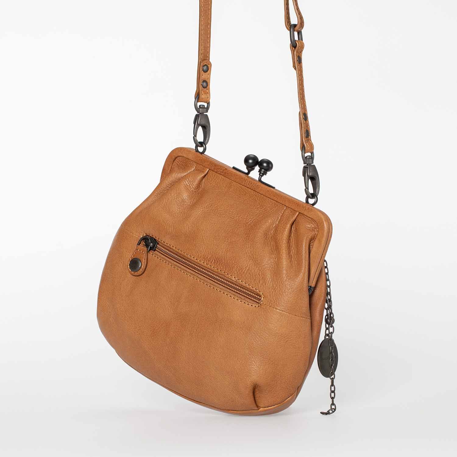 aunts & uncles Grandma's Luxury Club Mrs. Fortune Cookie Umhängetasche mit Clip caramel