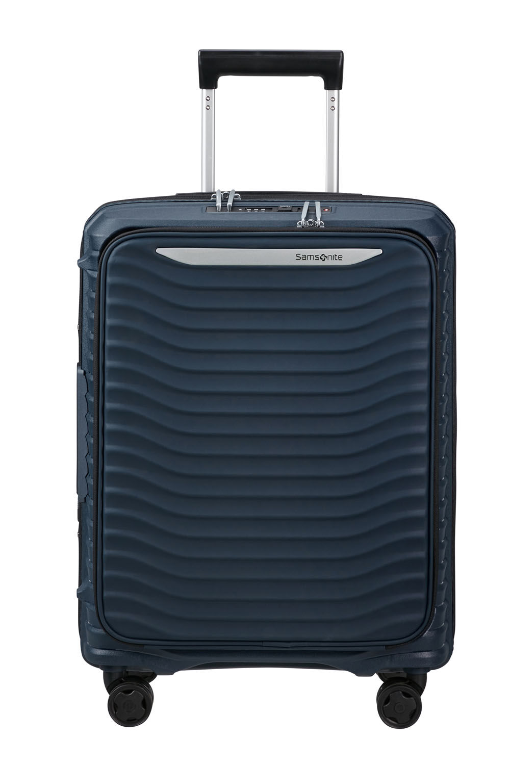 Samsonite Upscape Trolley mit 4 Rollen erweiterbar 55cm -Easy Access + GRATIS HOTELGUTSCHEIN Blue Nights