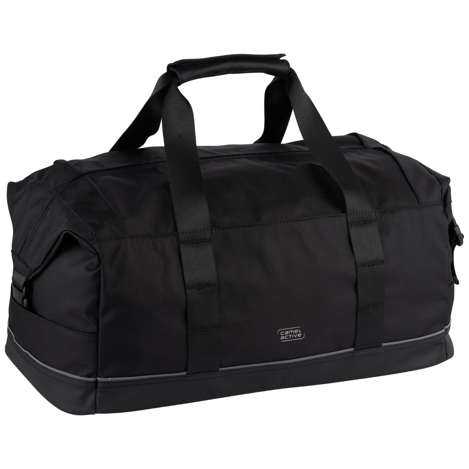 Camel Active CONNECT Reisetasche mit verstaubaren Schulterriemen, schwarz