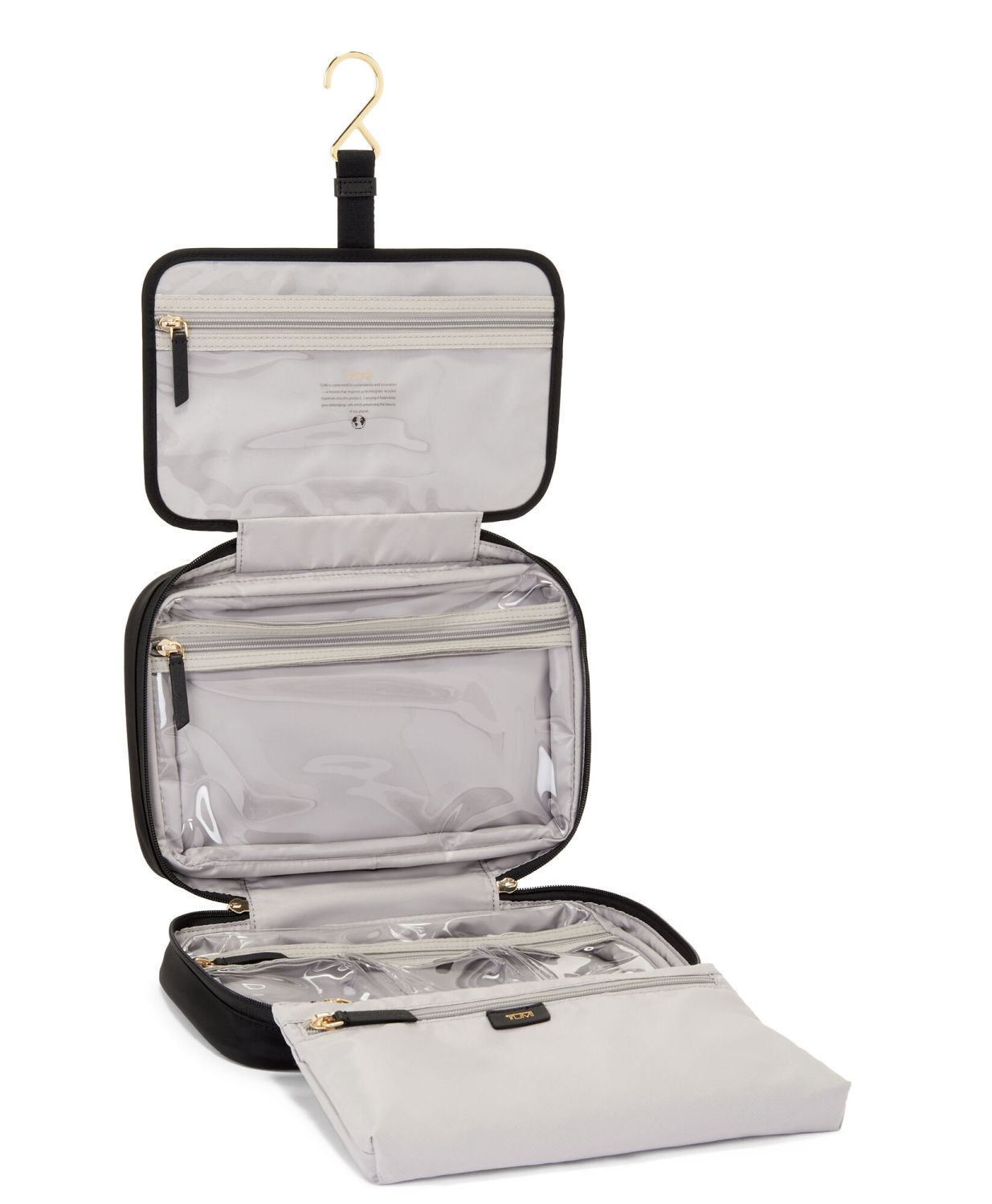 Tumi Voyageur Madeline Kosmetiktasche Black/Gold