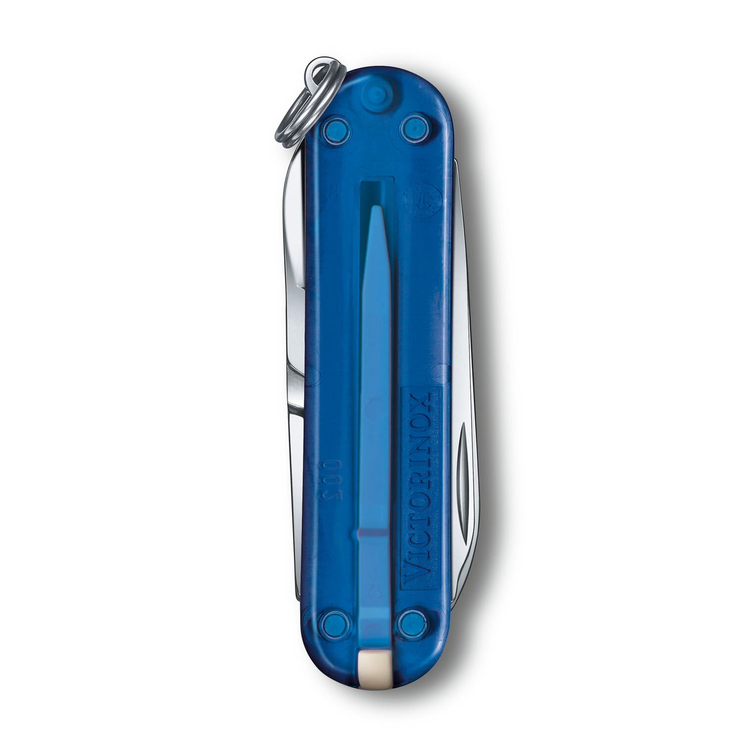 Victorinox Classic SD 7 Funktionen, kleines Taschenmesser Deep Ocean