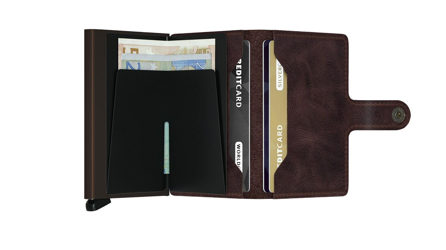 Secrid Miniwallet Vintage MV-Chocolate