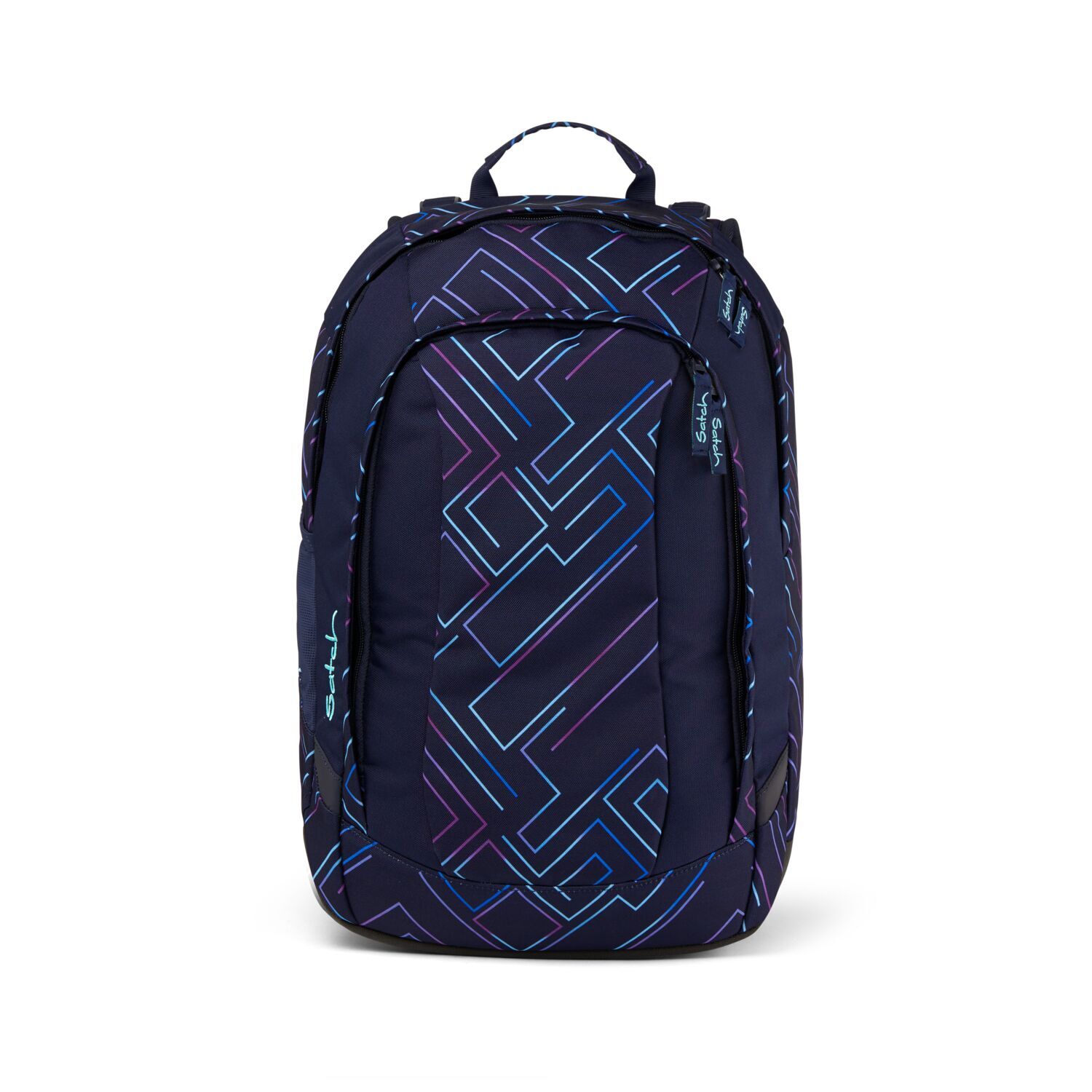 satch air Schulrucksack Purple Laser