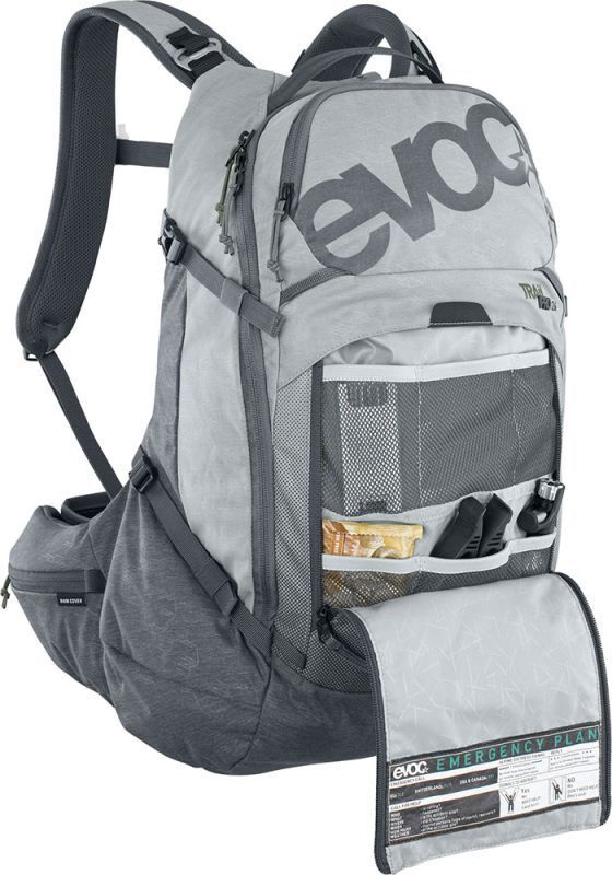 evoc Protector Backpacks Trail Pro 26 L/XL Stone - Carbon Grey