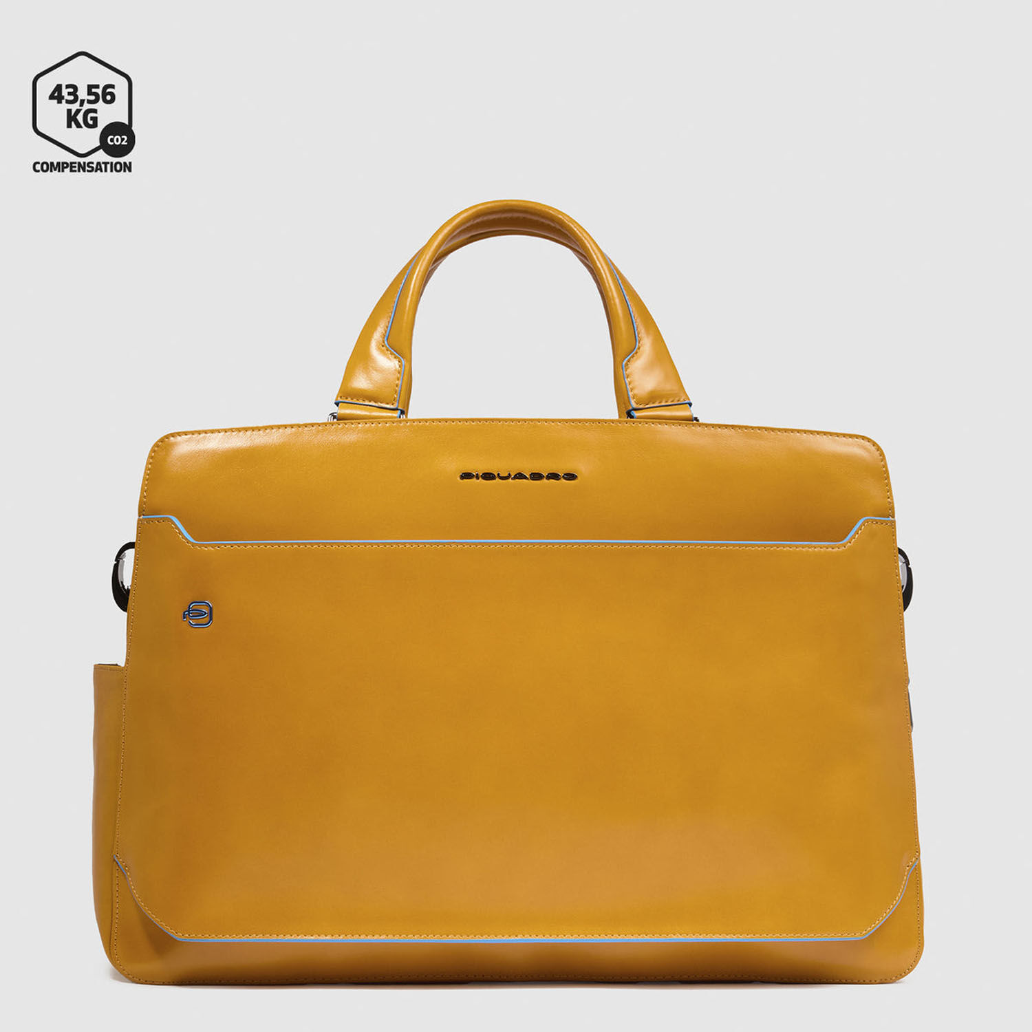 Piquadro Blue Square Leder-Laptoptasche 15,6"