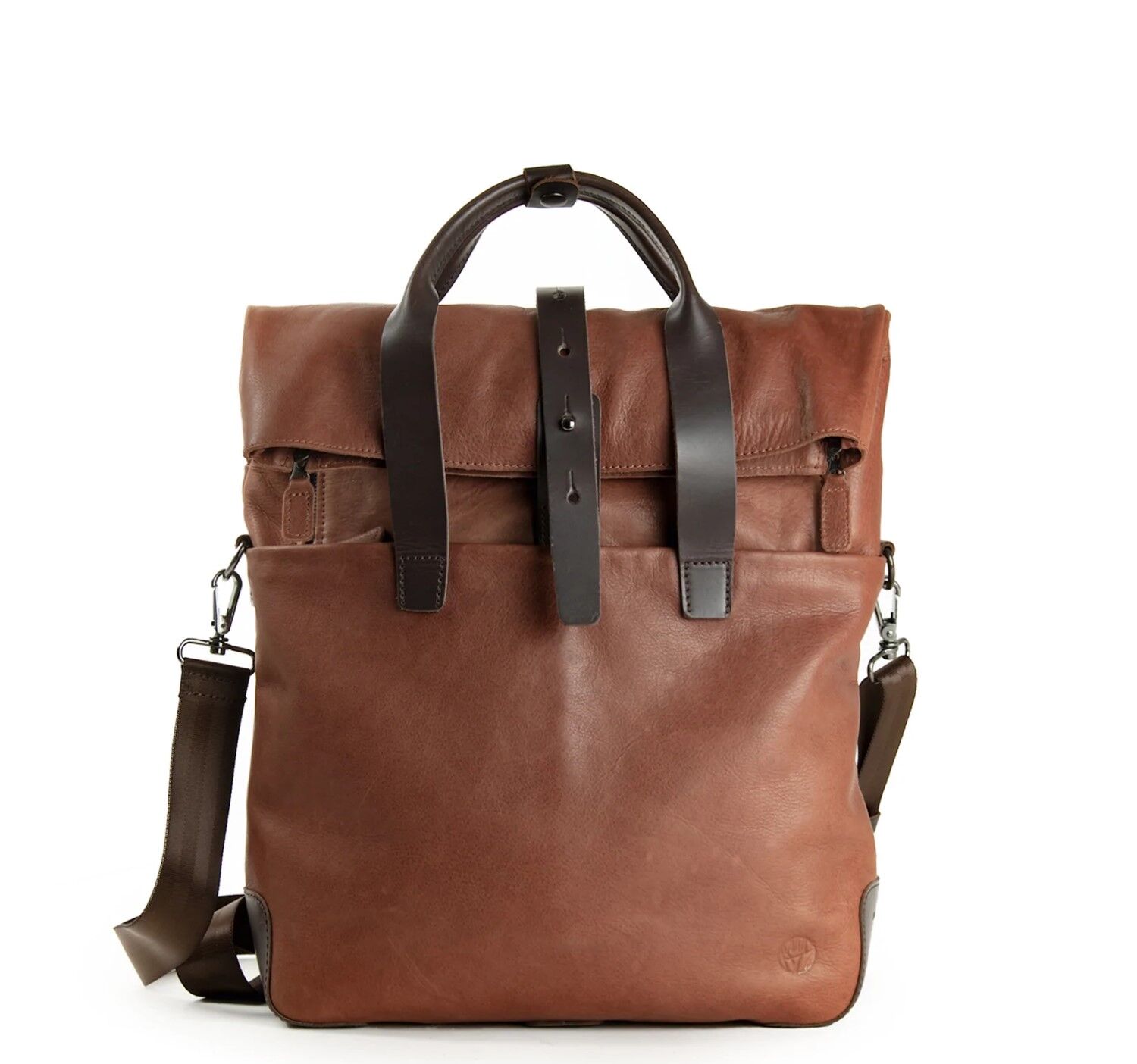 Harold's Mount Ivy mittelgroßer Rucksack/Messengerbag cognac