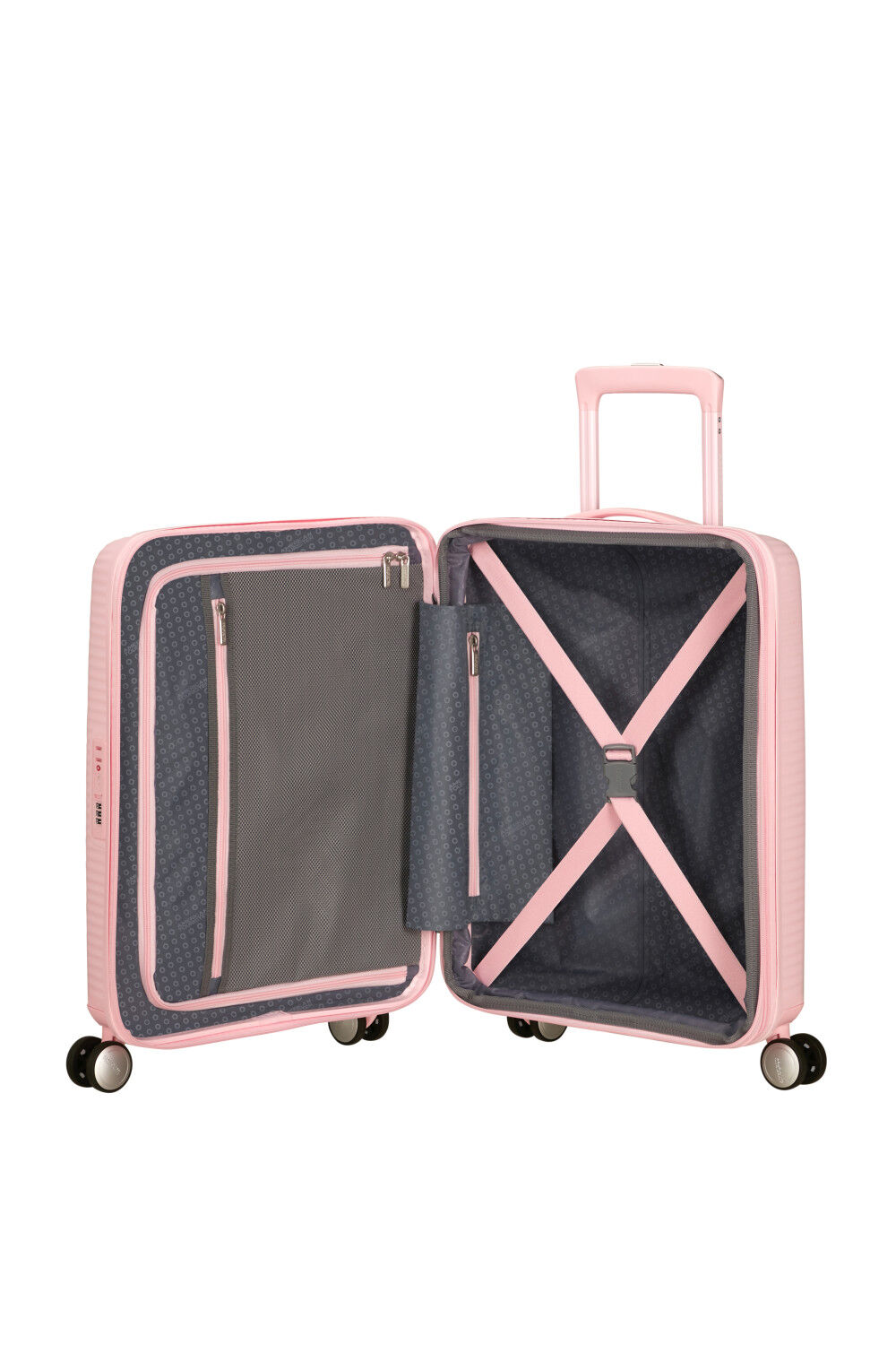American Tourister Soundbox Trolley S 4R 55cm, erweiterbar Pastel Pink