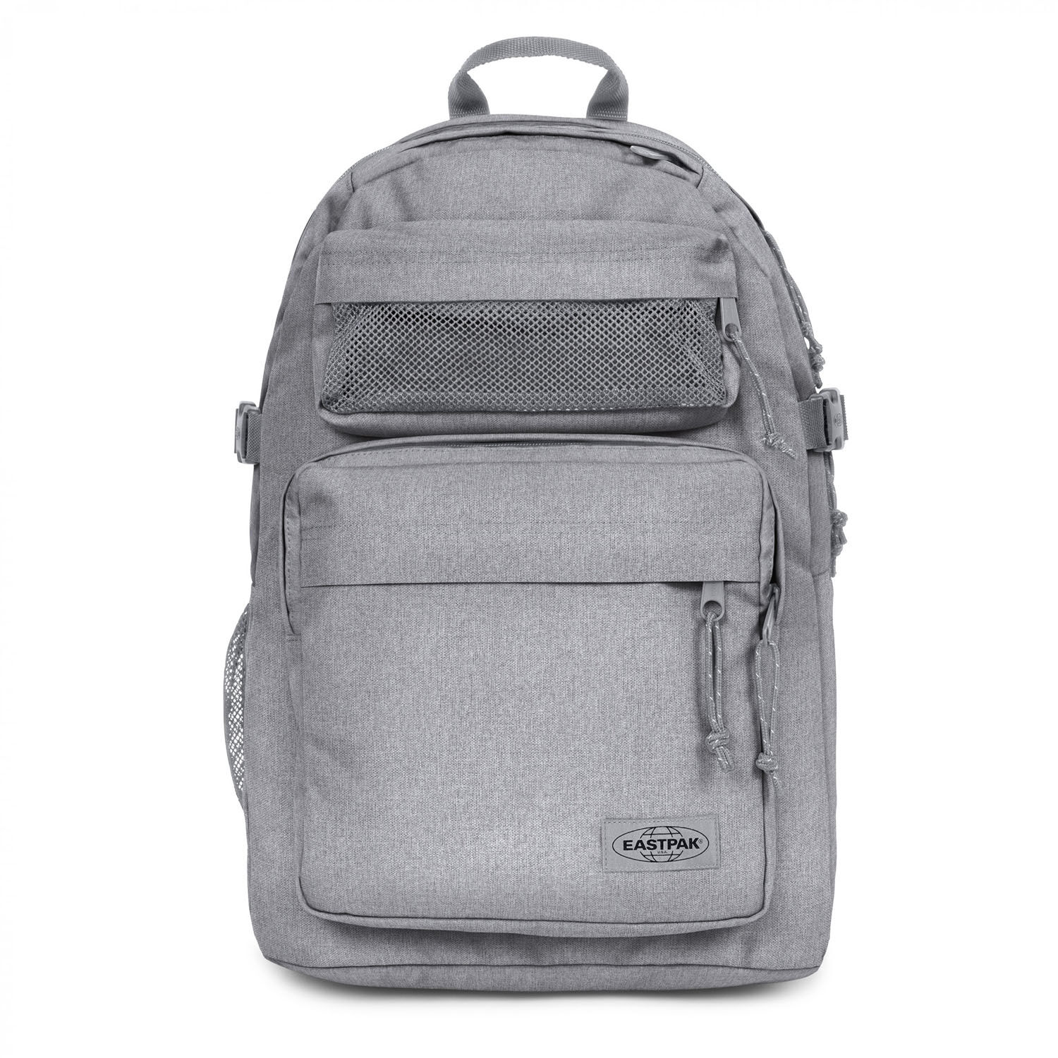 Eastpak Double PRO Rucksack mit zwei Vordertaschen Sunday Grey