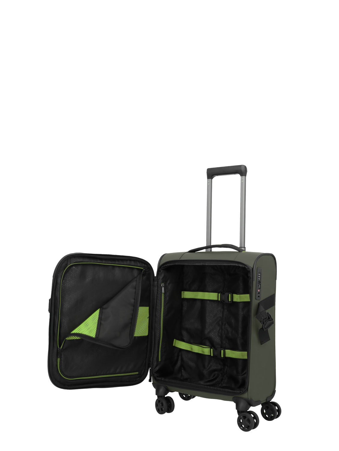 Travelite BRIIZE Trolley S 4-Rollen Khaki