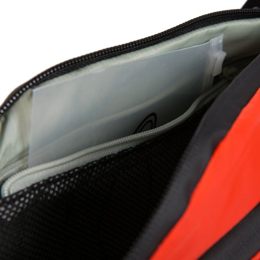 Piquadro PQ-Modular Querträgertasche aus rezykliertem antiviralen Stoff Rot