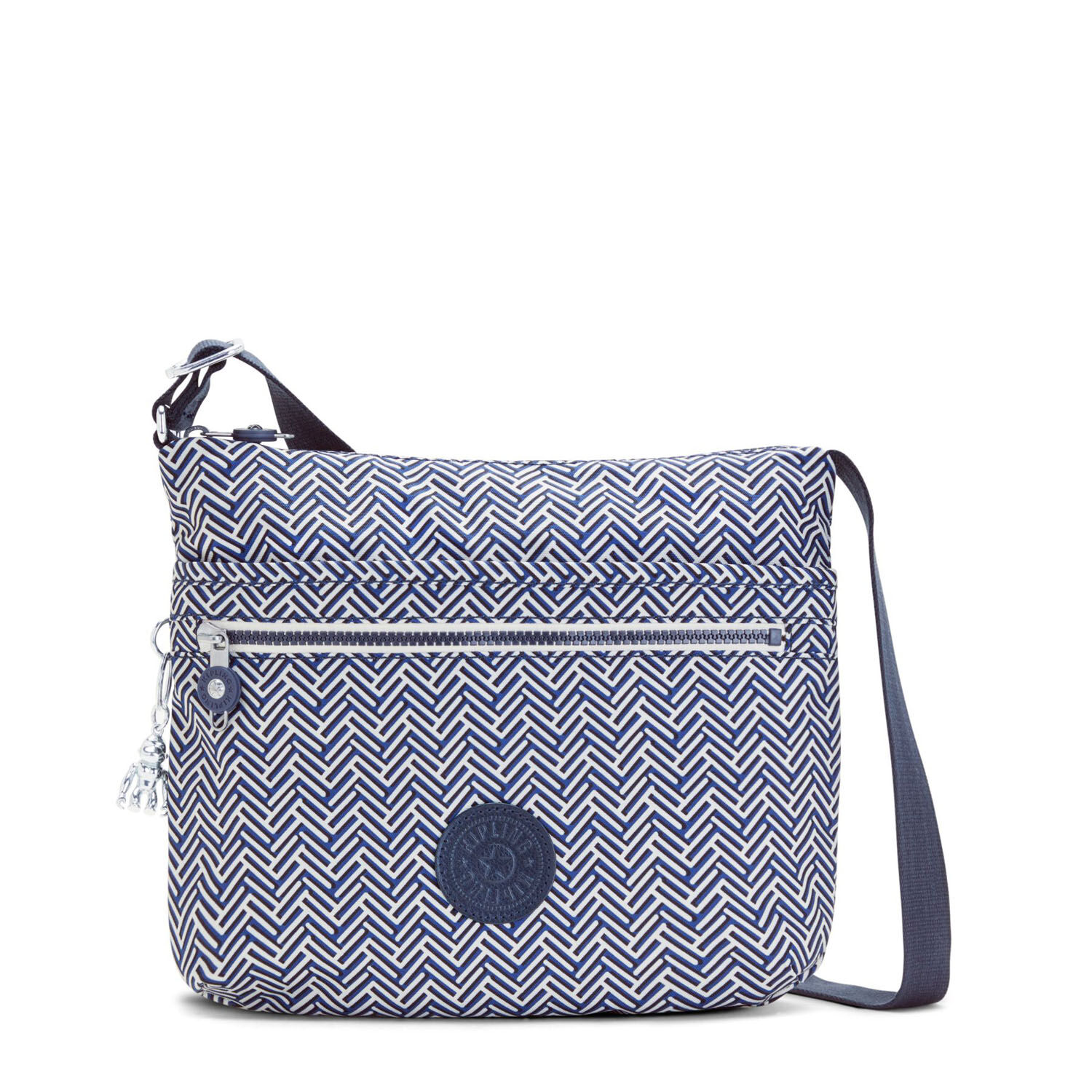 Kipling ALVAR Mittelgroße Schultertasche Urban Chevron