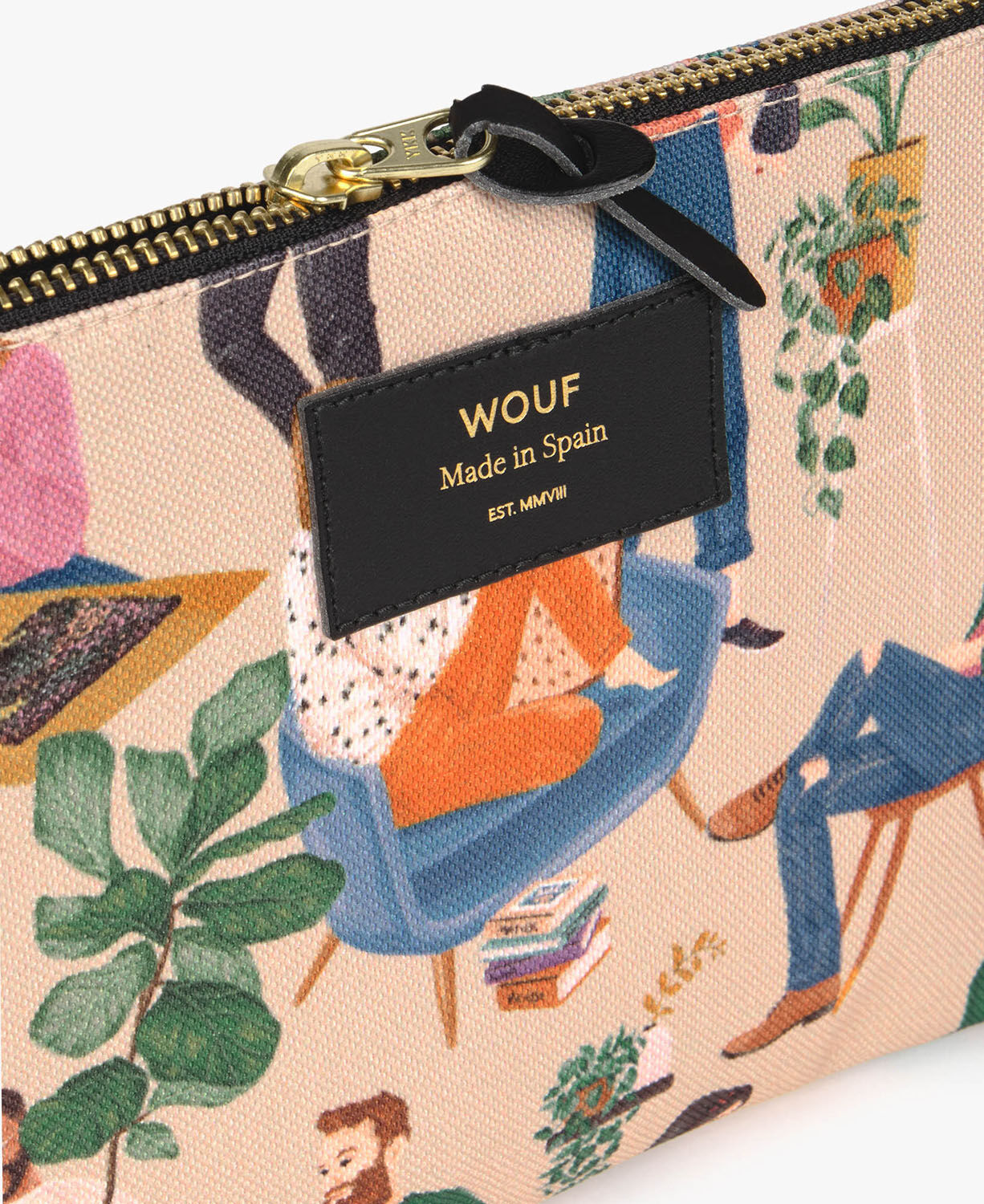 Wouf Accessories Large Pouch Bag Recycled Collection Cozy