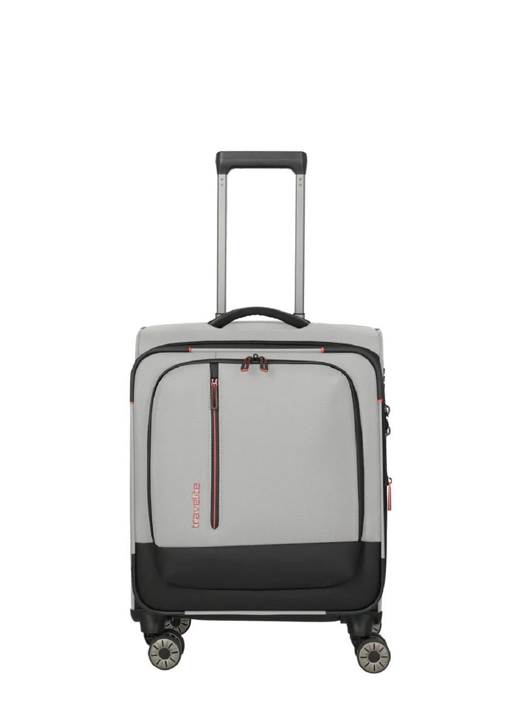 Travelite Crosslite Trolley S 4-Rollen, erweiterbar Natur
