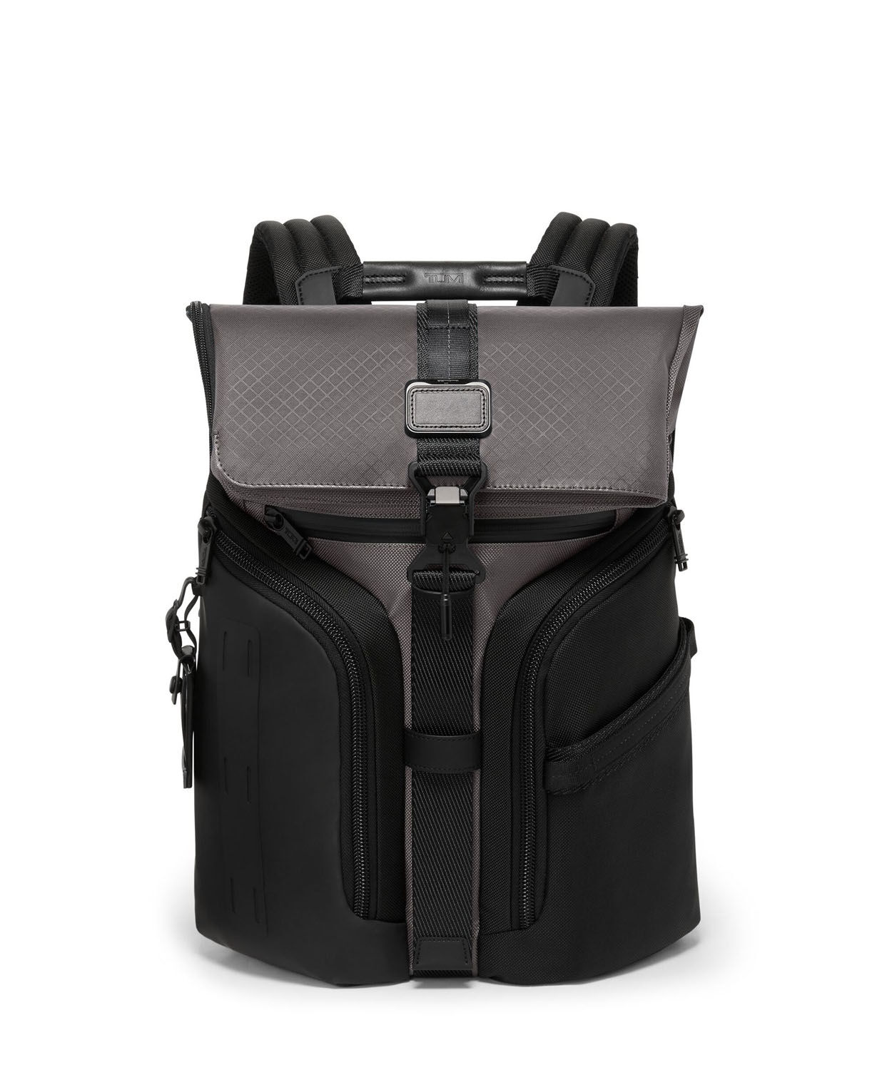 Tumi Alpha Bravo Logistics Rucksack mit Klappdeckel Charcoal