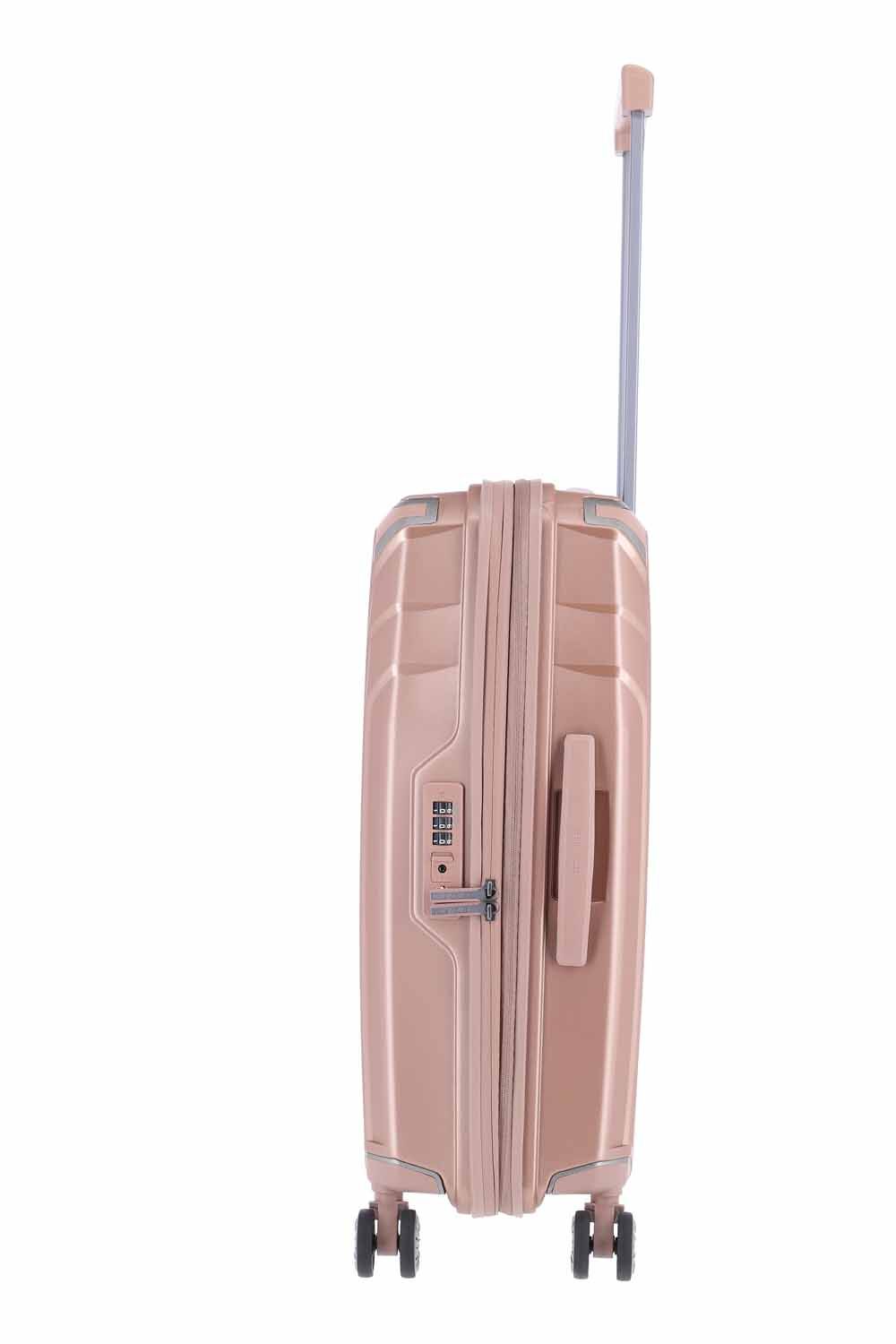 Travelite Elvaa Trolley M, 4-Rollen erweitebar Roségold