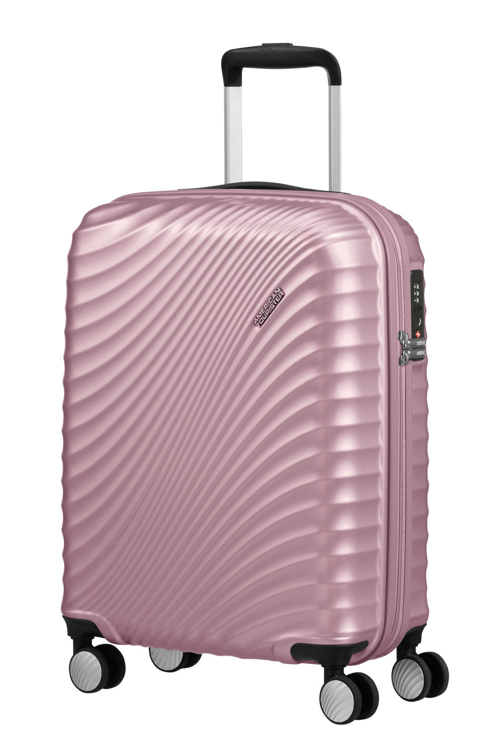 American Tourister Jetglam Trolley mit 4 Rollen 55 Metallic Pink
