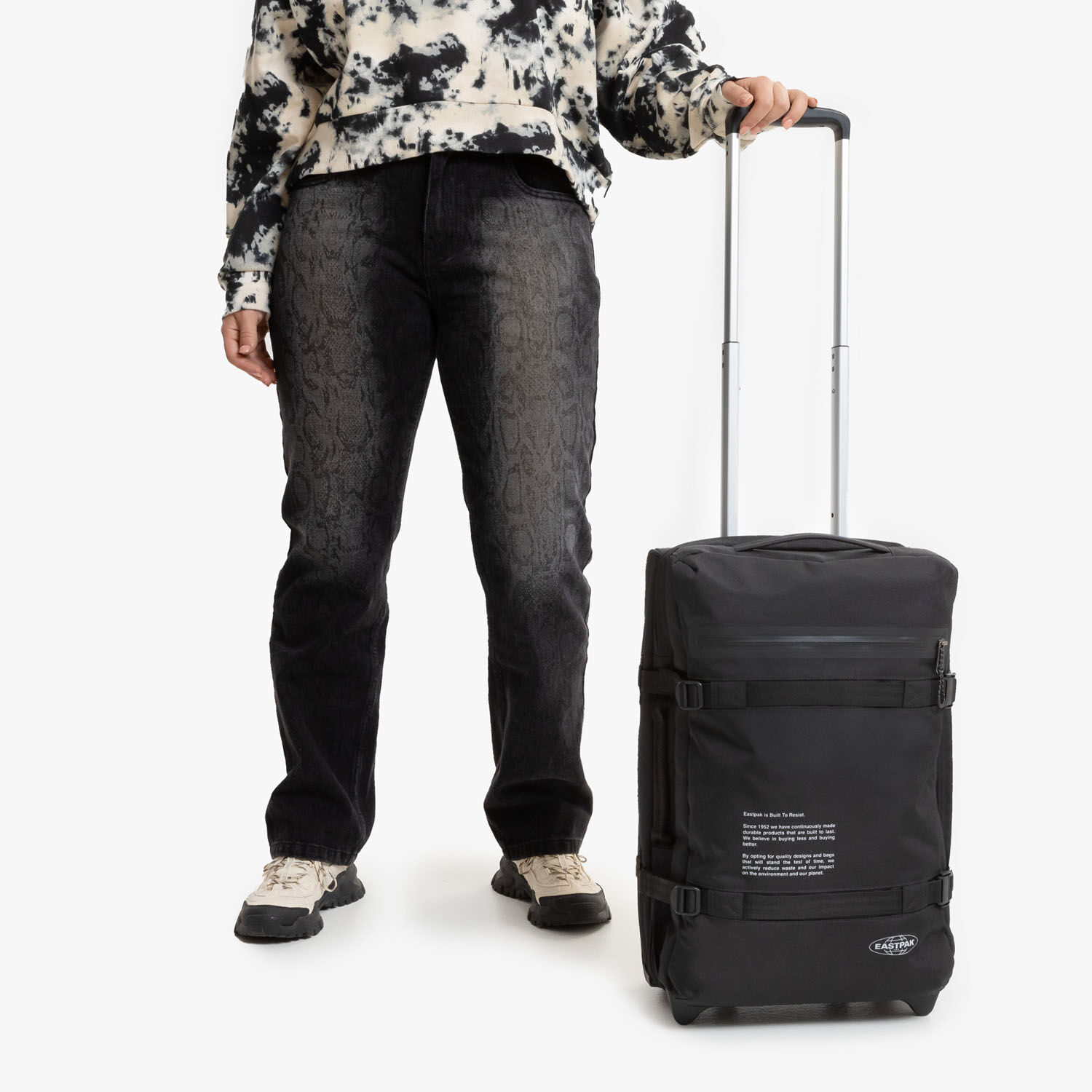 Eastpak Transit'R Reisetrolley S mit 2 Rollen 24 Storm Black