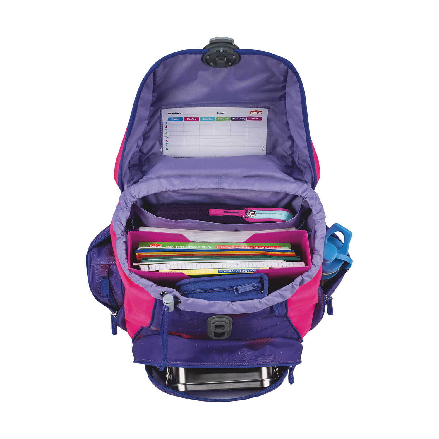 Scout Alpha Schulranzen-Set 4-teilig DIN Summer