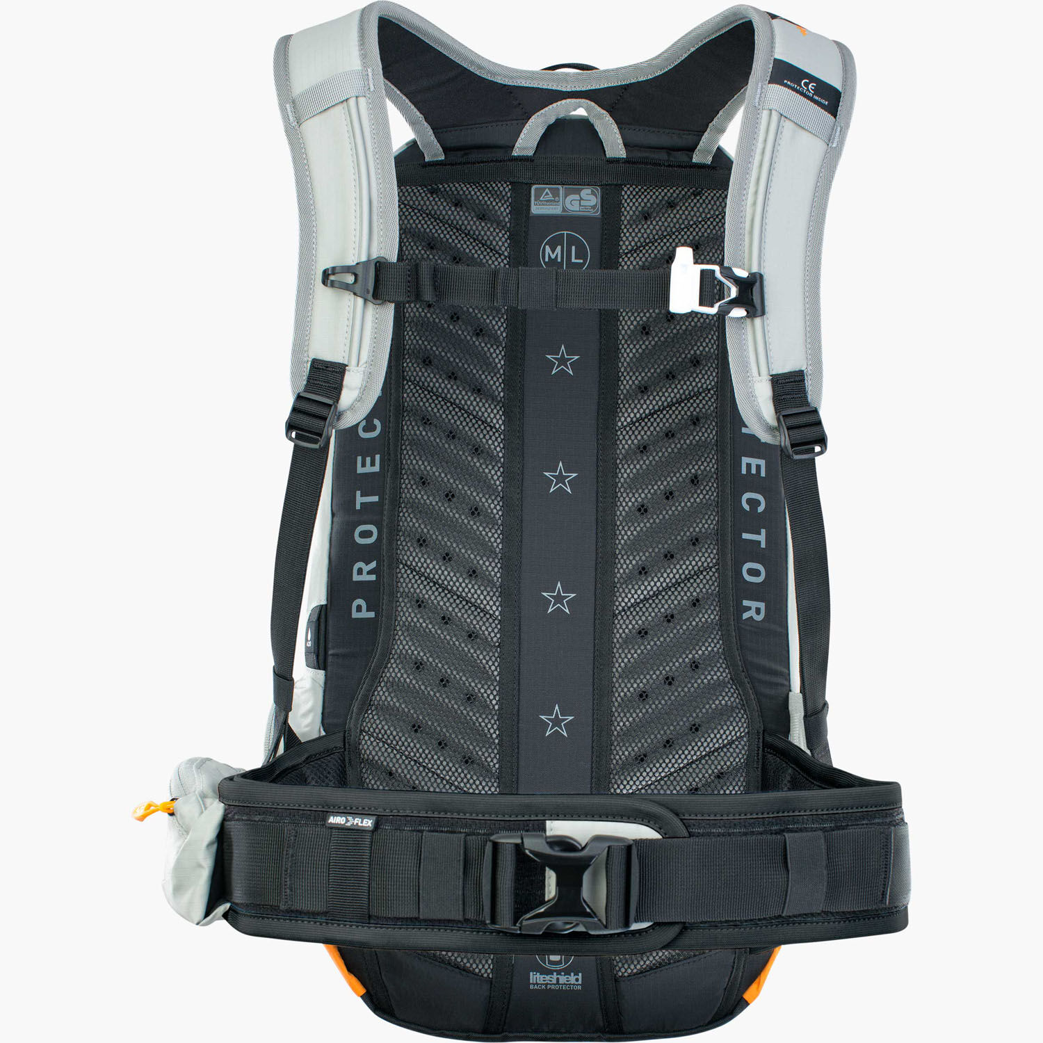 evoc FR ENDURO E-RIDE 16 -M/L stone - bright orange evoc FR ENDURO E-RIDE 16 -M/L stone - bright orange