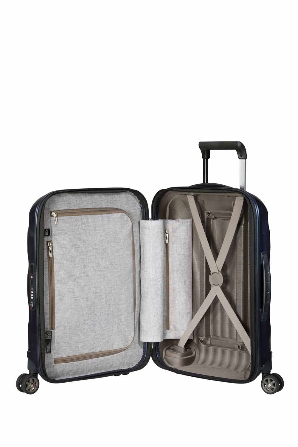 Samsonite C-Lite Trolley mit 4 Rollen erweiterbar 55cm + GRATIS HOTELGUTSCHEIN Midnight Blue Samsonite C-Lite Trolley mit 4 Rollen erweiterbar 55cm + GRATIS HOTELGUTSCHEIN Midnight Blue
