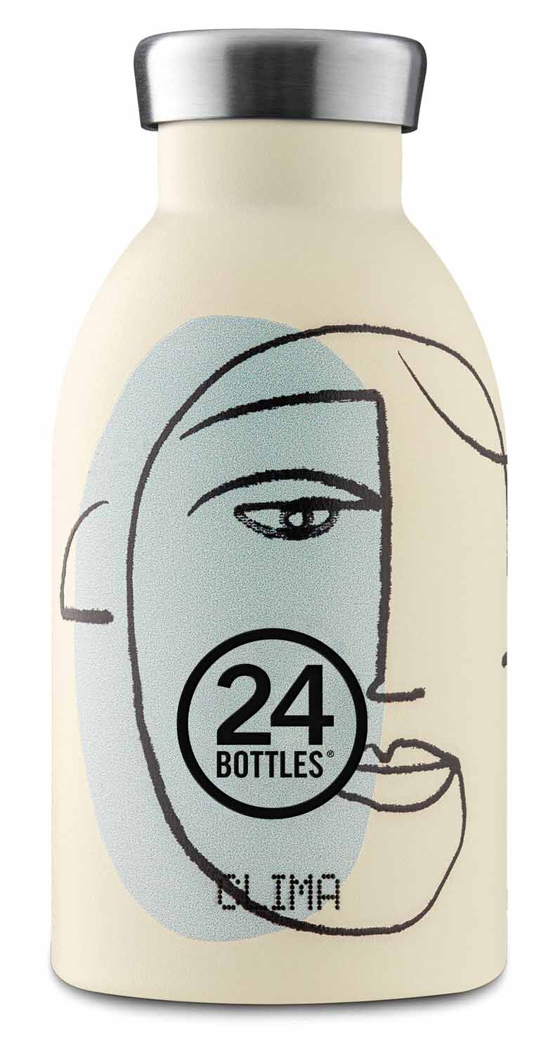 24Bottles® Clima Bottle White Calypso 330ml