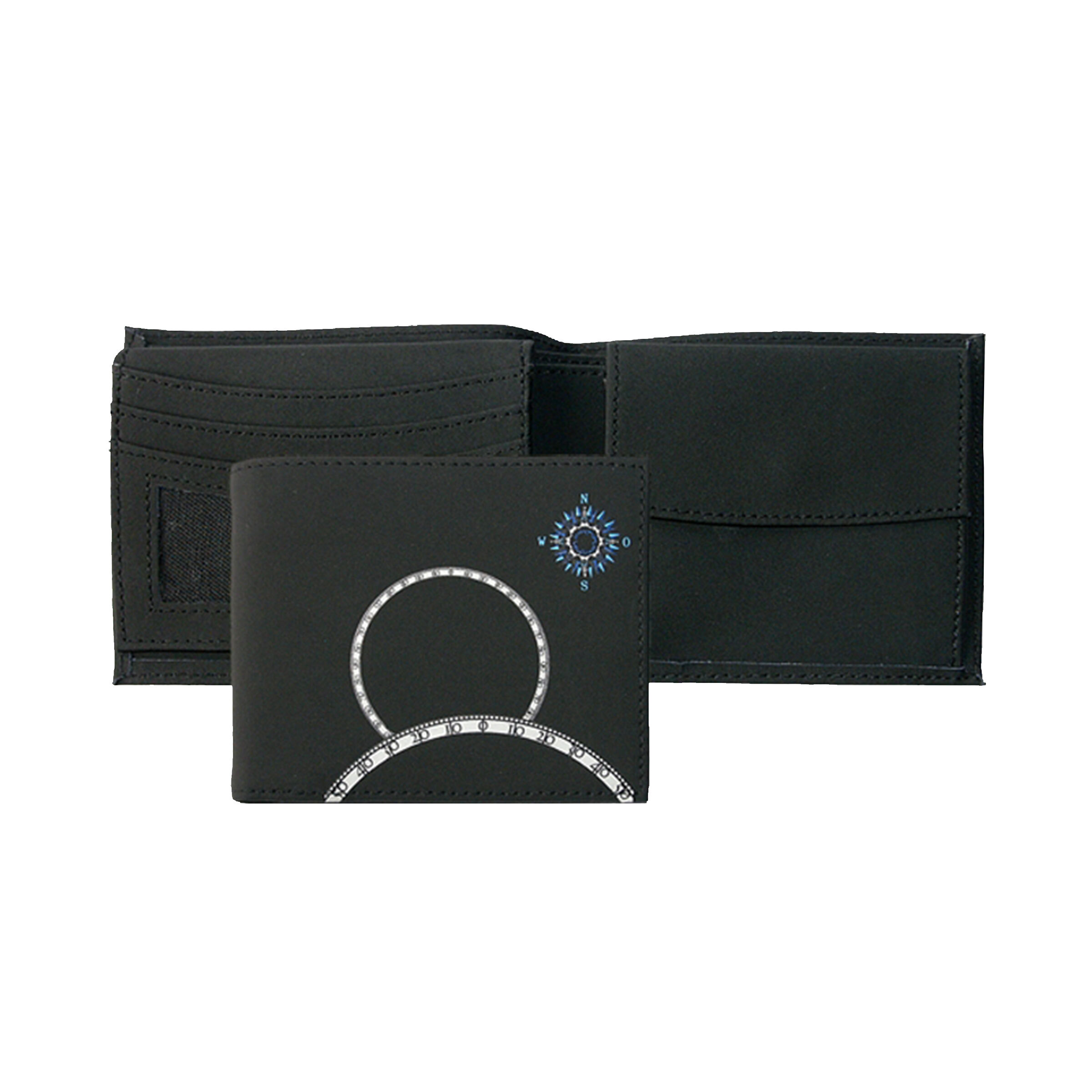 oxmox New Cryptan RFID Querscheinbörse Windrose