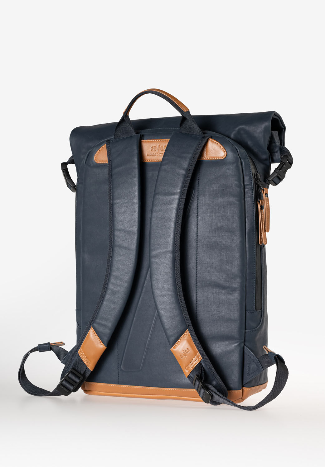 aunts & uncles Japan Fukui Rolltop Rucksack mit 15" Notebookfach night blue